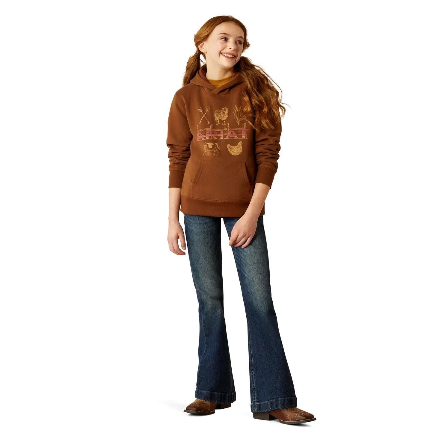 Ariat Ranch Collections Hoodie Soft Silt 10053888 Laherradurawwnc.com