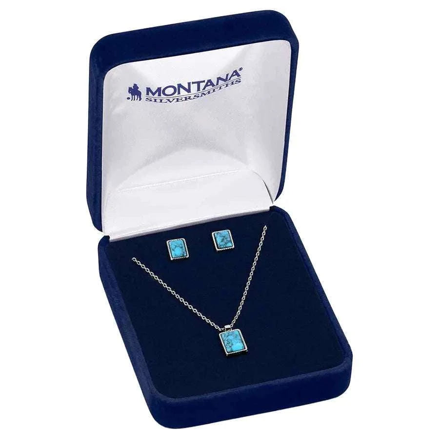 MONTANA SILVERSMITH RIO RIVER BLUE NECKLACE SET Laherradurawwnc.com