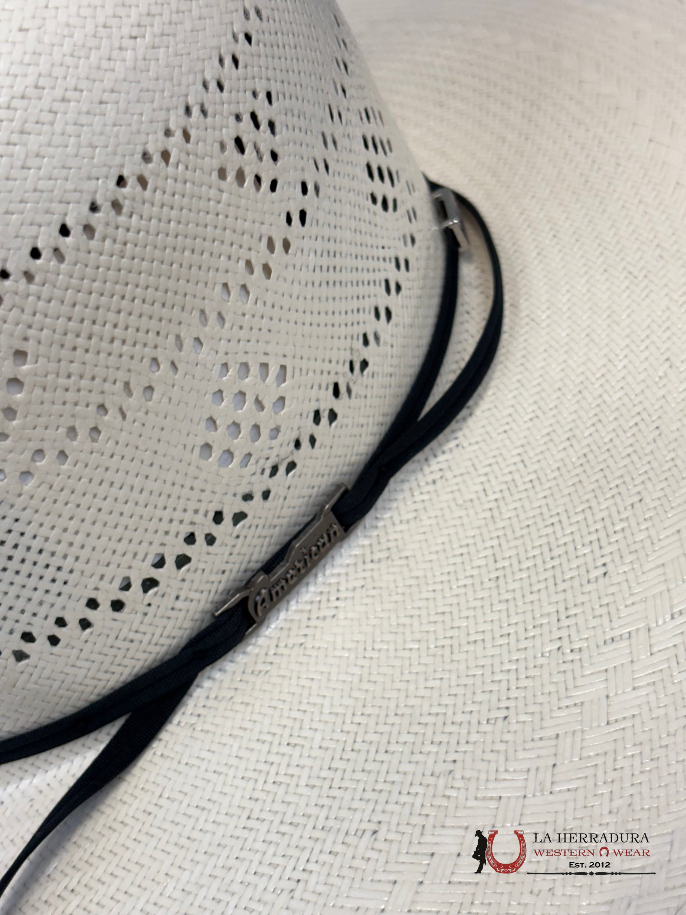 American Hat Open Crown Straw Style 8200 Tejana