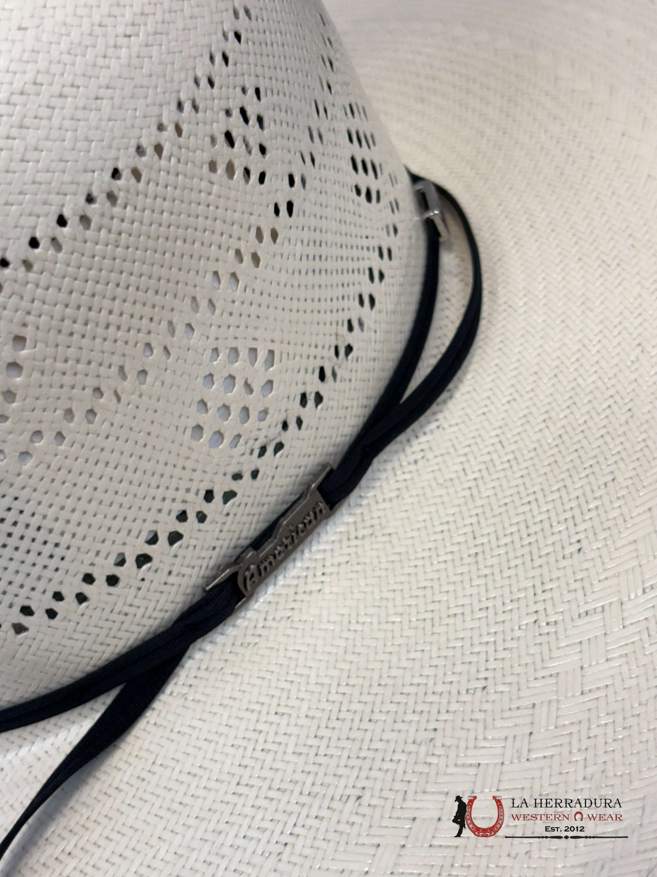 American Hat Open Crown Straw Style 8200 Tejana