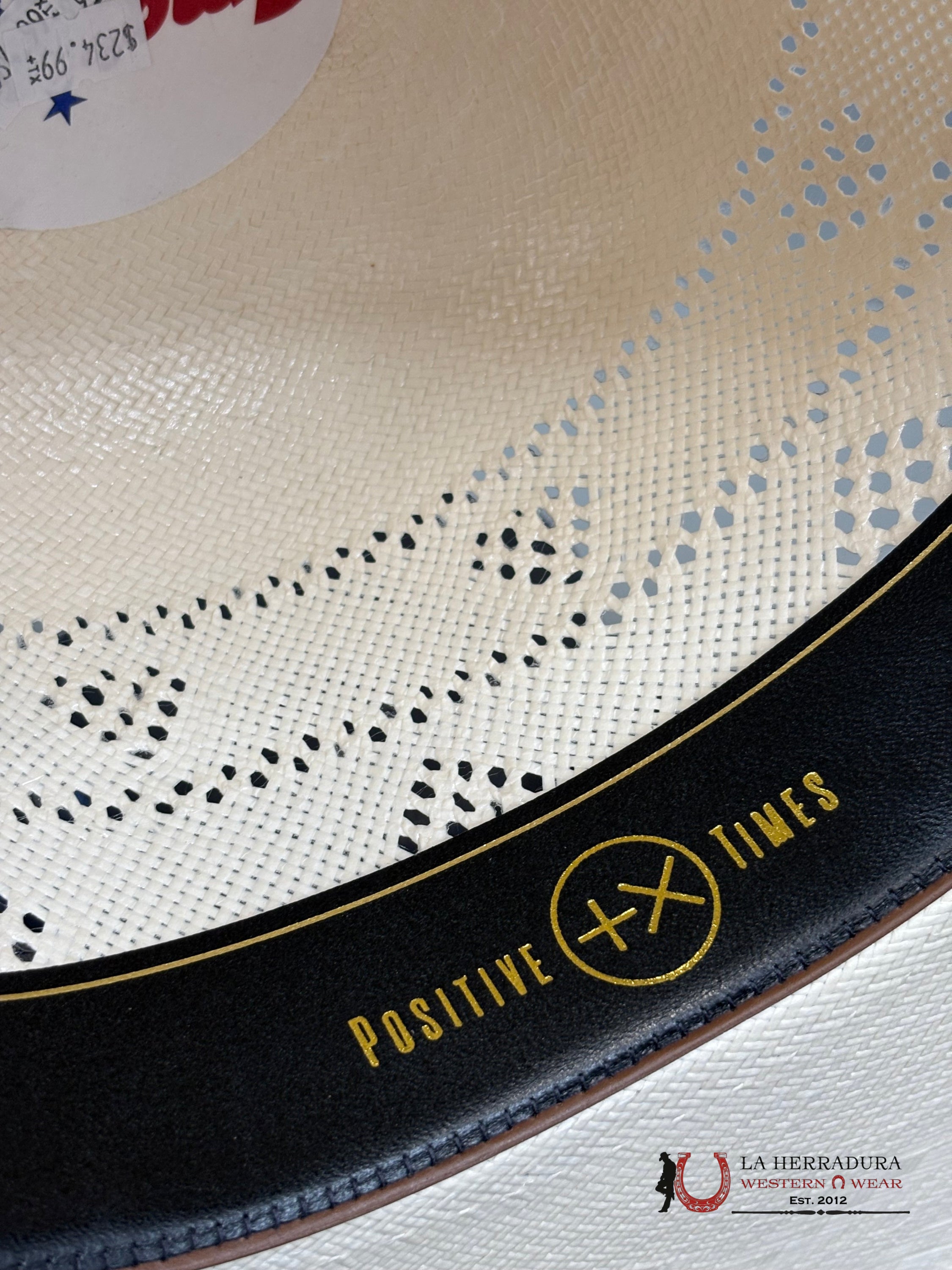 American Hat Open Crown Straw Style 8200 Tejana