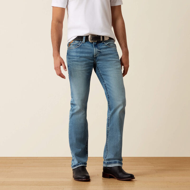 ARIAT MENS M7 WASH STRAIGHT LEG FLYNN -10080806