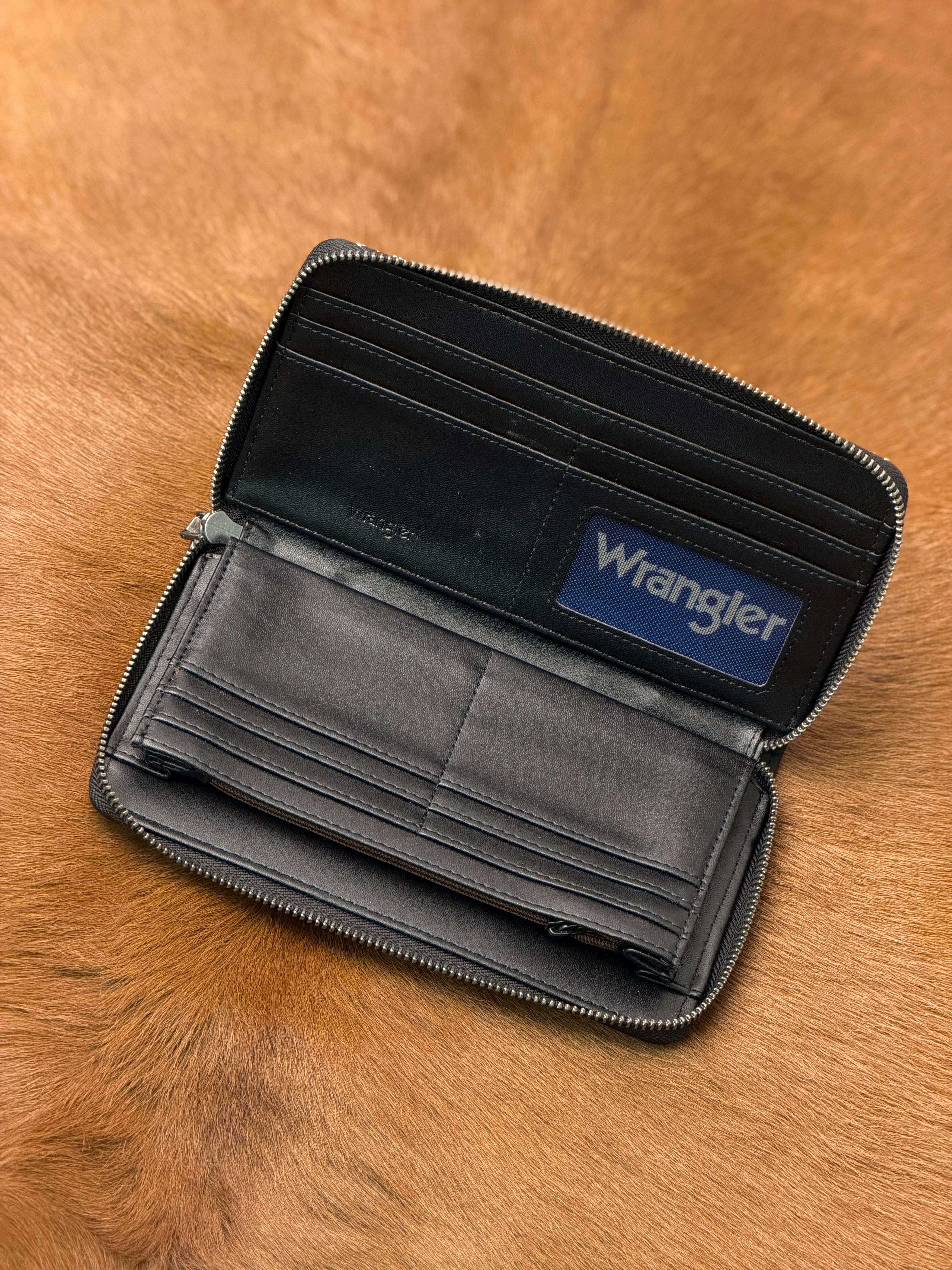 WRANGLER HAND HELD BAG BLACK W115BK Laherradurawwnc.com