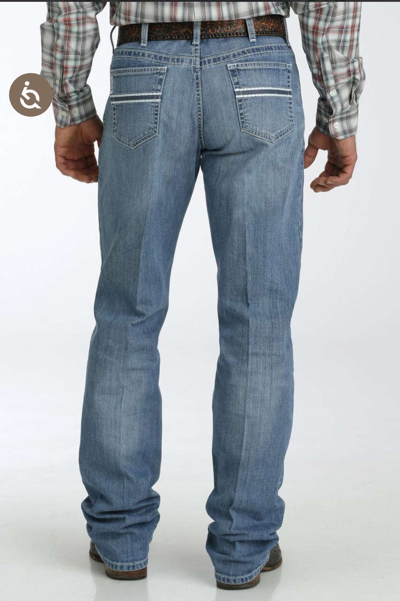 CINCH JEAN WHITE LABEL RELAXED MID RISE STRAIGHT LEG LIGHT WASH- MB92834056 Laherradurawwnc.com
