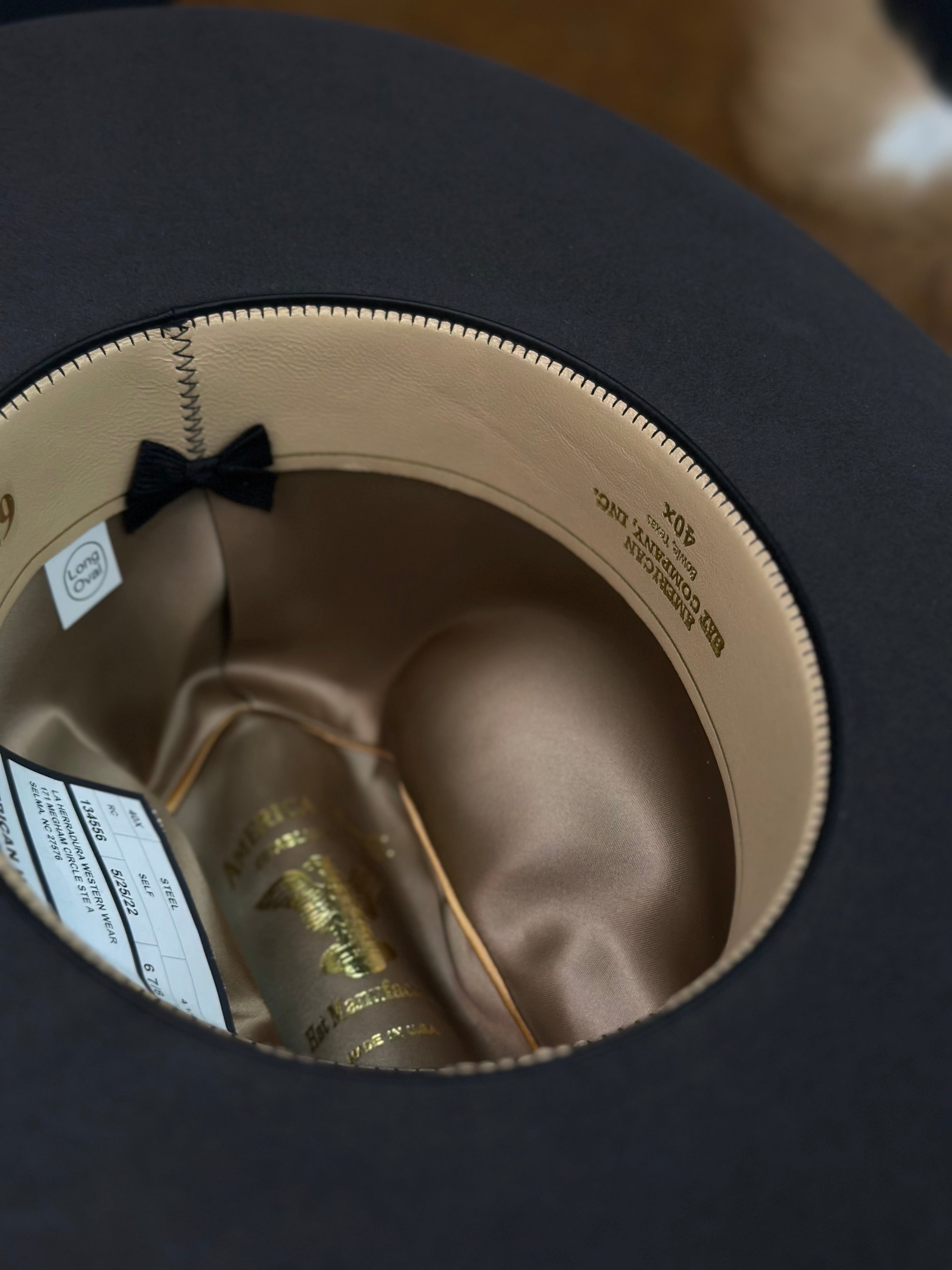 40X American Felt Hat steel