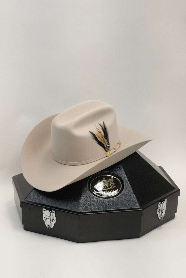 STETSON EL PRESIDENTE 100X PLATA BELLY COPA CHICA