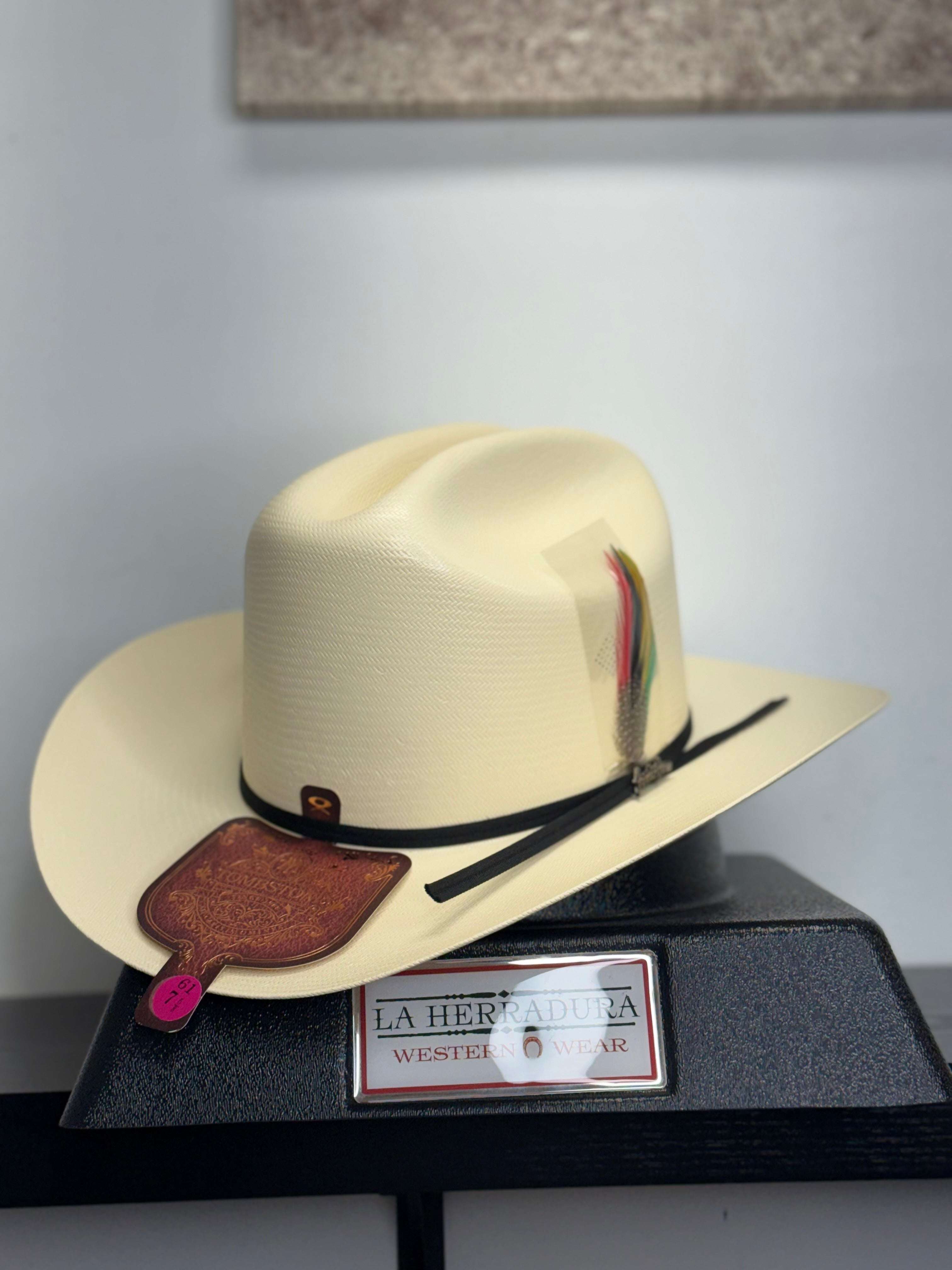 SOMBRERO TOMBSTONE 100X COPA ALTA JOHNSON NATURAL 3 1/2 Laherradurawwnc.com