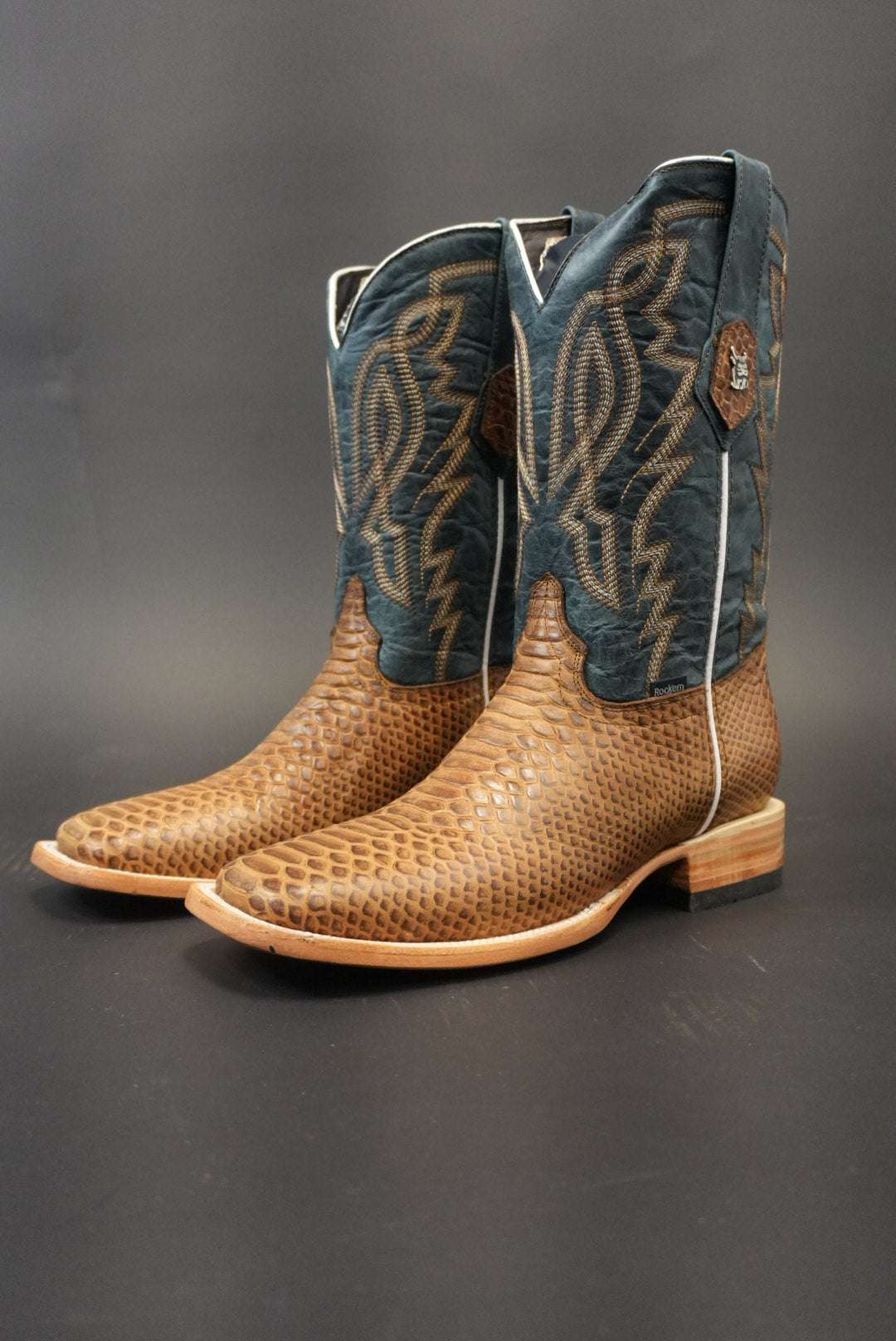 ROCKEM RENEGATE PYTHON MAPLE SQ TOE Laherradurawwnc.com