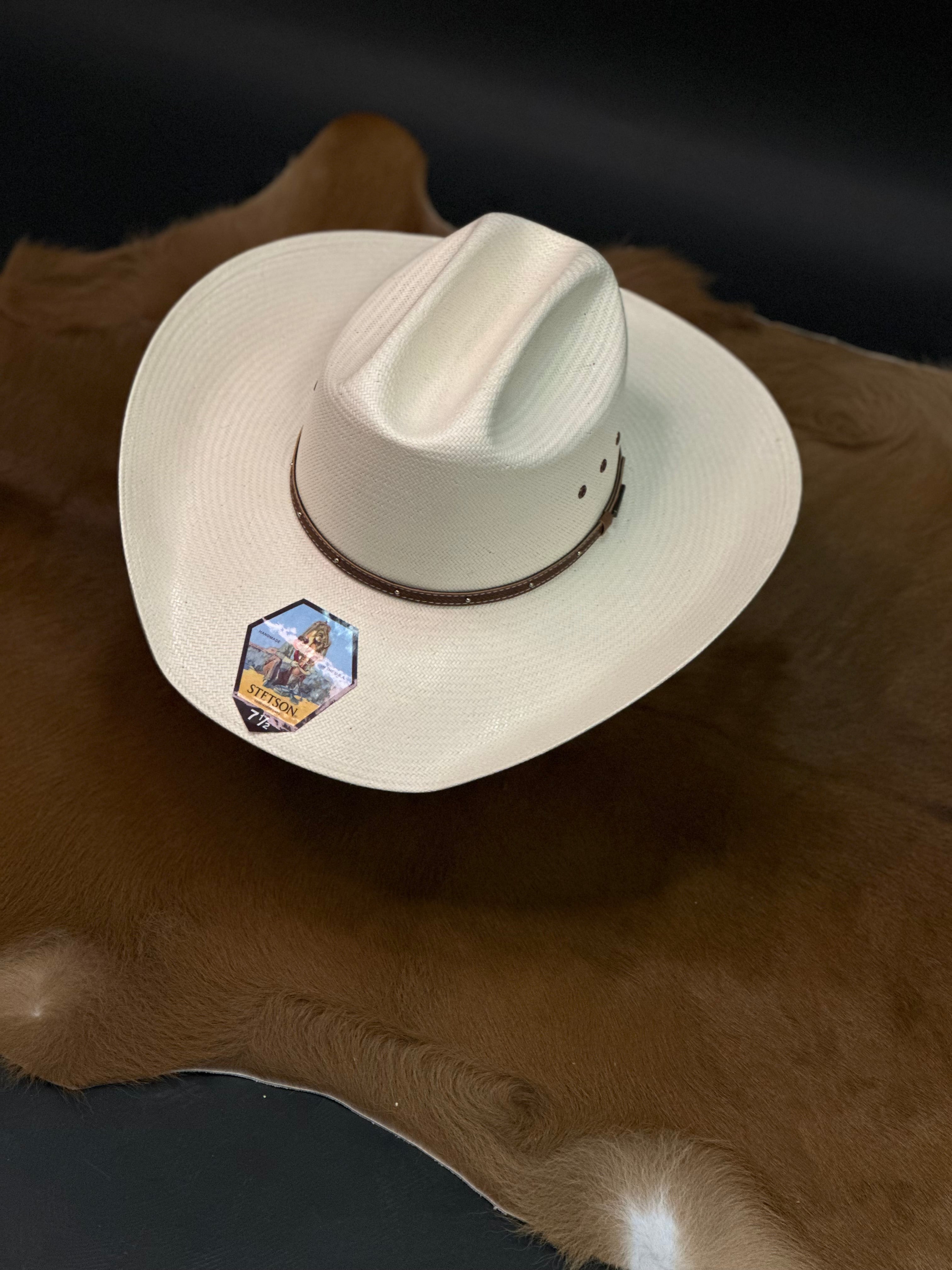 STETSON NATURAL STANHOPE 10X STRAW HAT