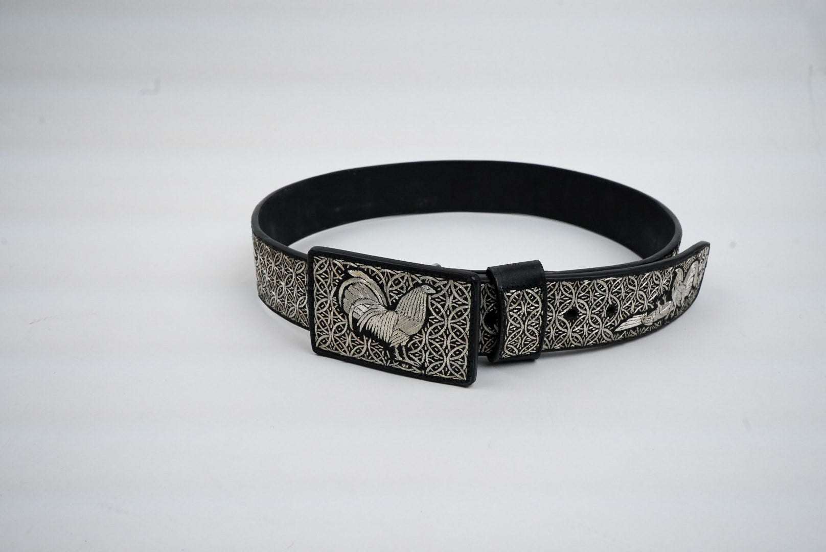 CINTO DE PLATA AROS PELEA GALLOS Laherradurawwnc.com