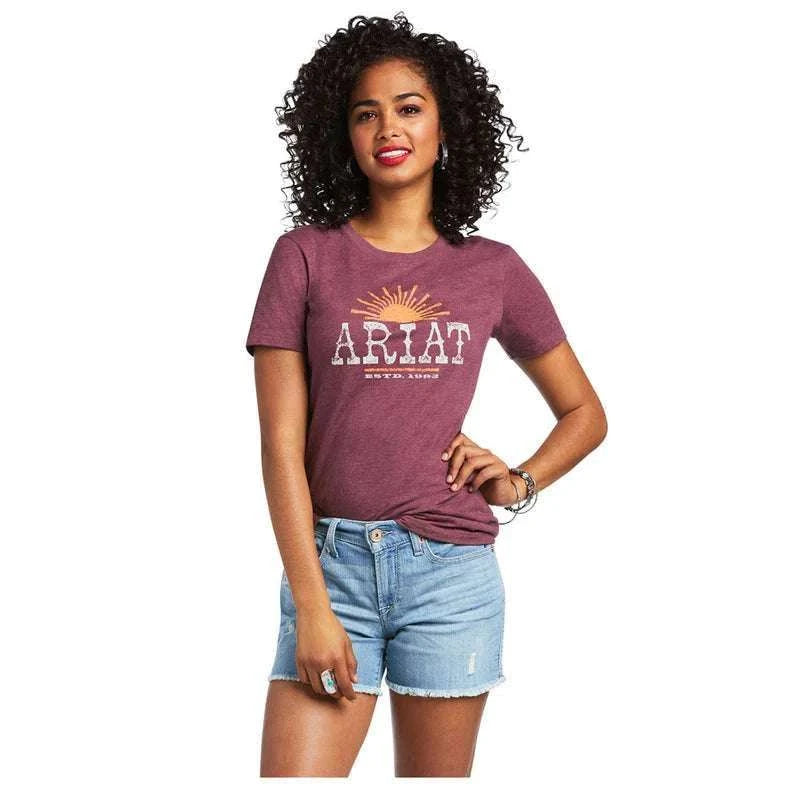WOMEN ARIAT AMARILLO SS TSHIRT -10039977 Laherradurawwnc.com