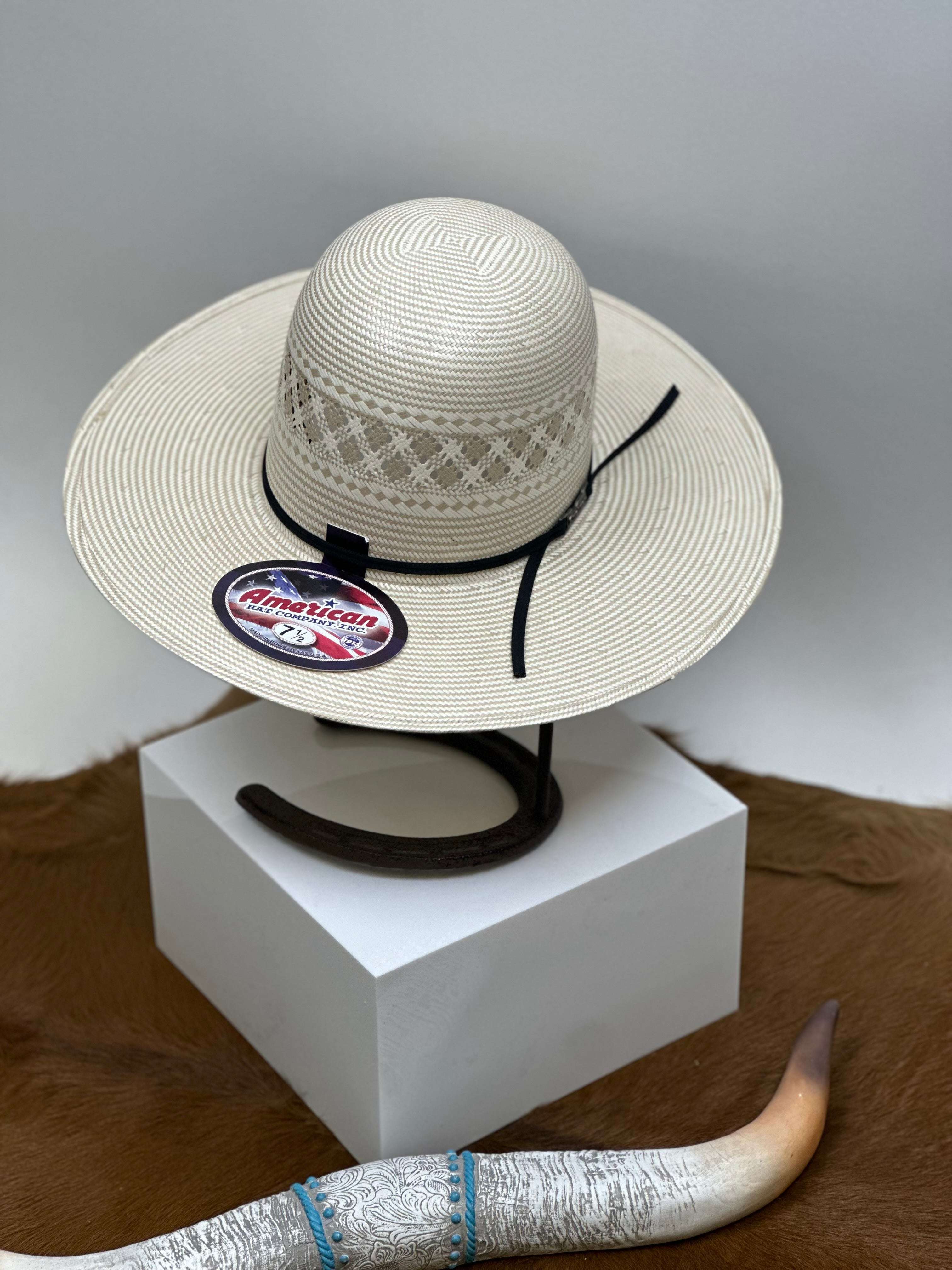 1011 AMERICAN HAT OPEN CROWN STRAW HAT STYLE Laherradurawwnc.com