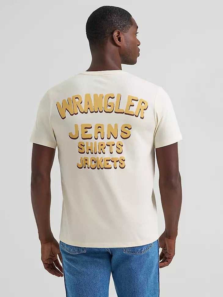 MEN'S WRANGLER GOLDEN BRONC DUAL GRAPHIC T-SHIRT 112375759