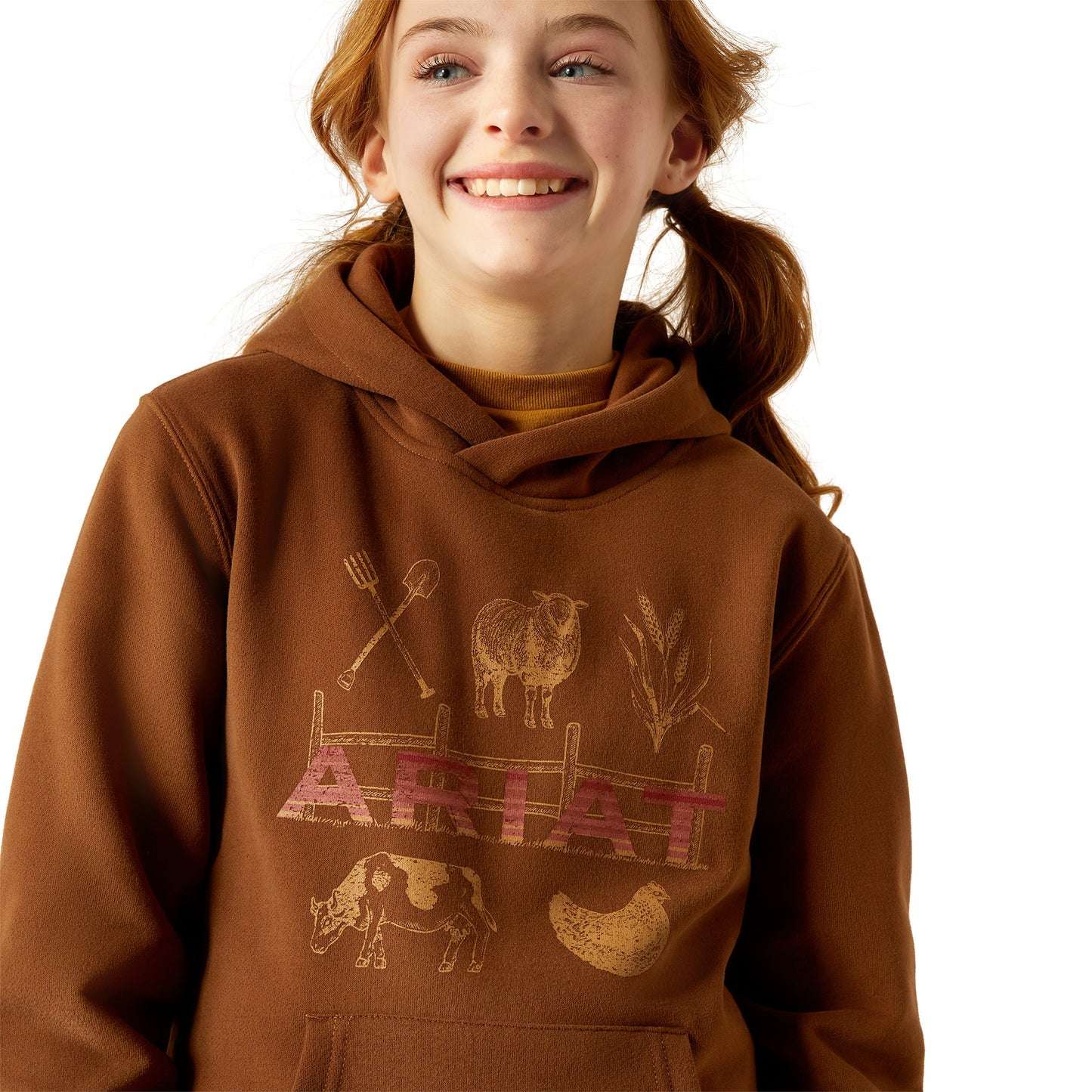 Ariat Ranch Collections Hoodie Soft Silt 10053888 Laherradurawwnc.com