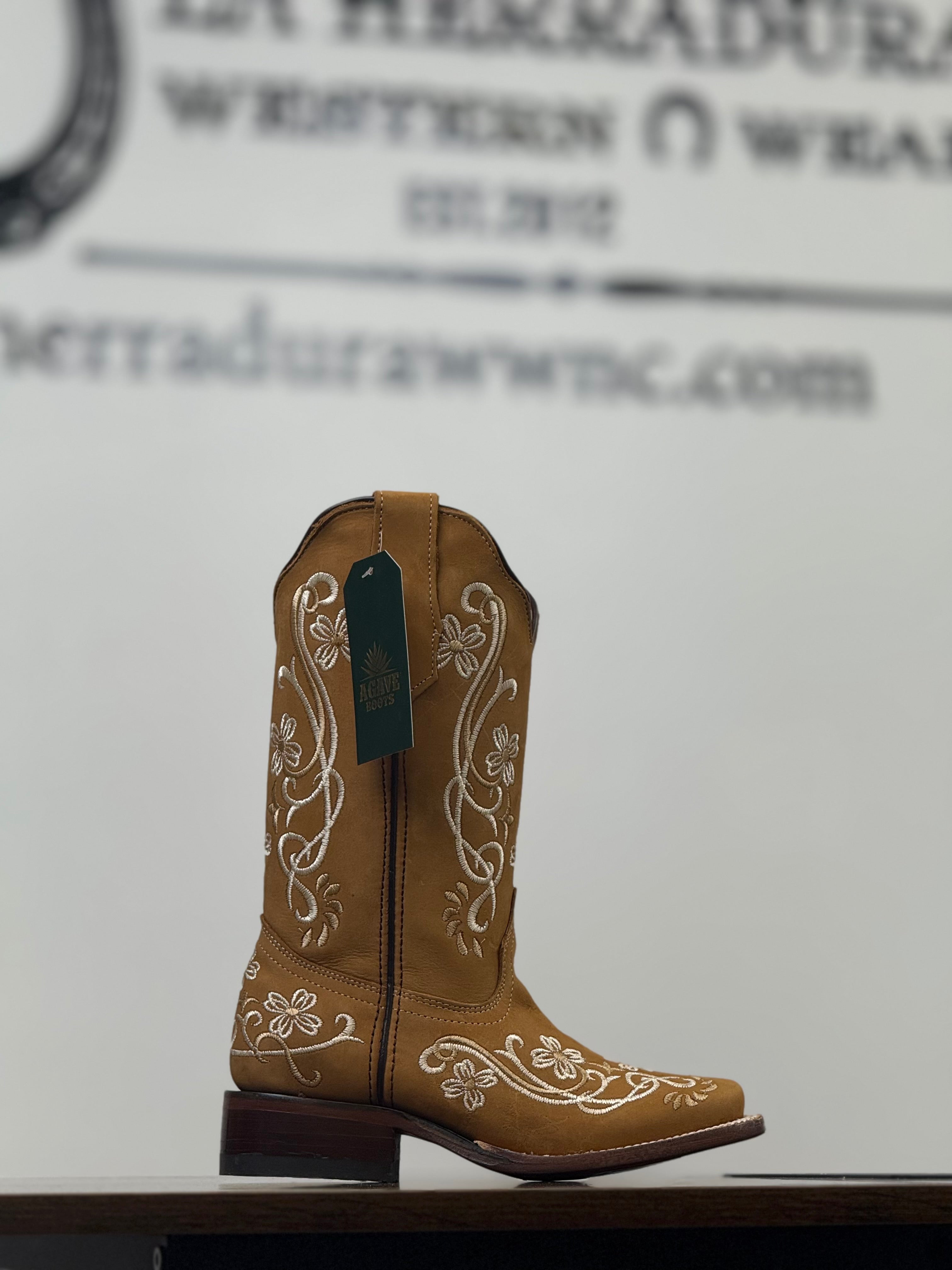 AGAVE MARIAN CRAZY ARENA CUERO WOMEN BOOT