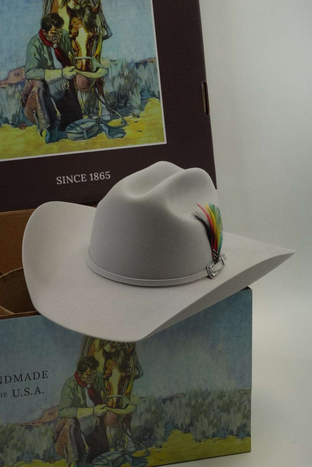 STETSON 6X SKYLINE TRADICIONAL SILVER GREY Laherradurawwnc.com