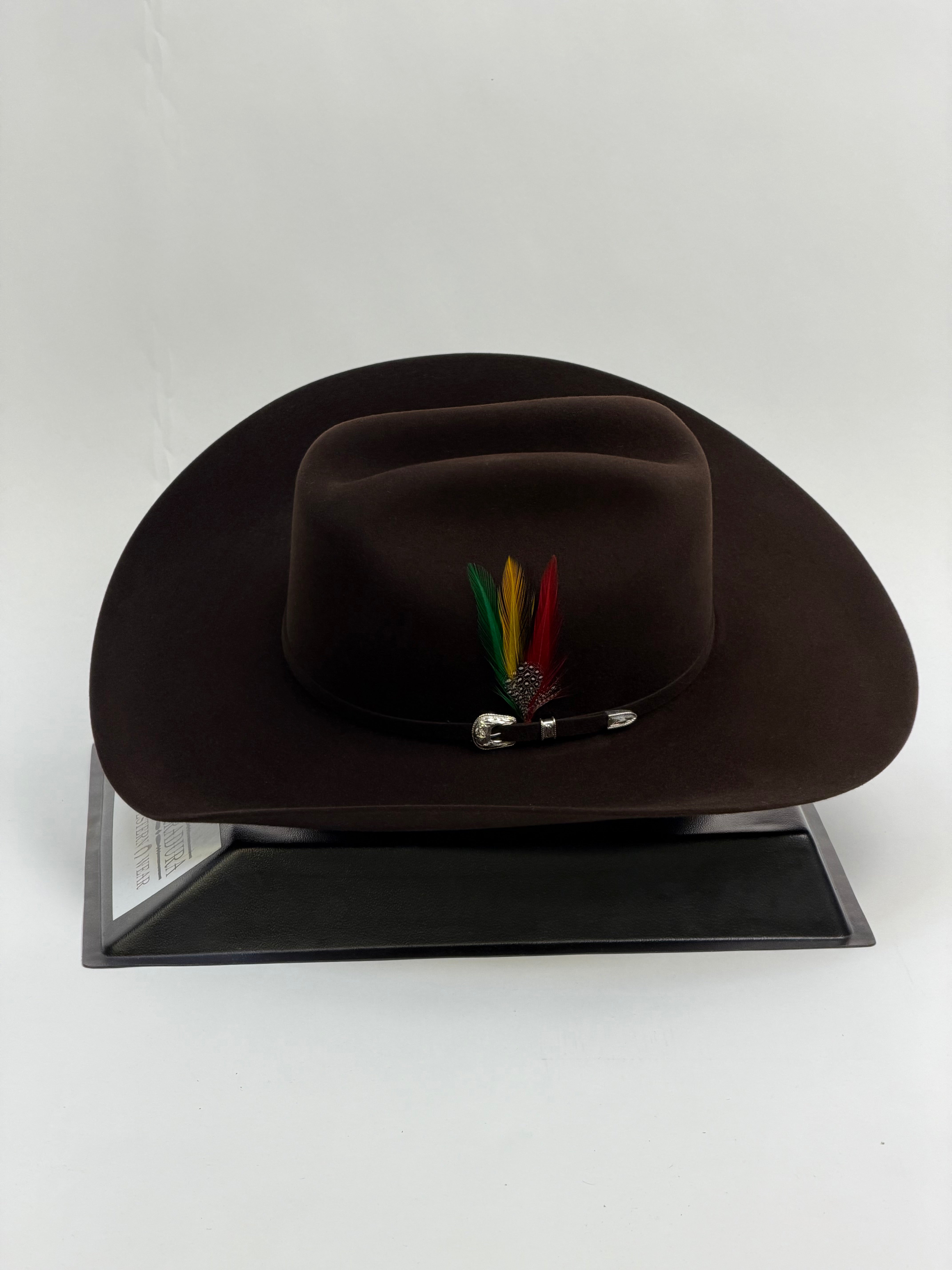 LARRY MAHAN´S 10X JERARCA COWBOY SOMBRERO PLATINO
