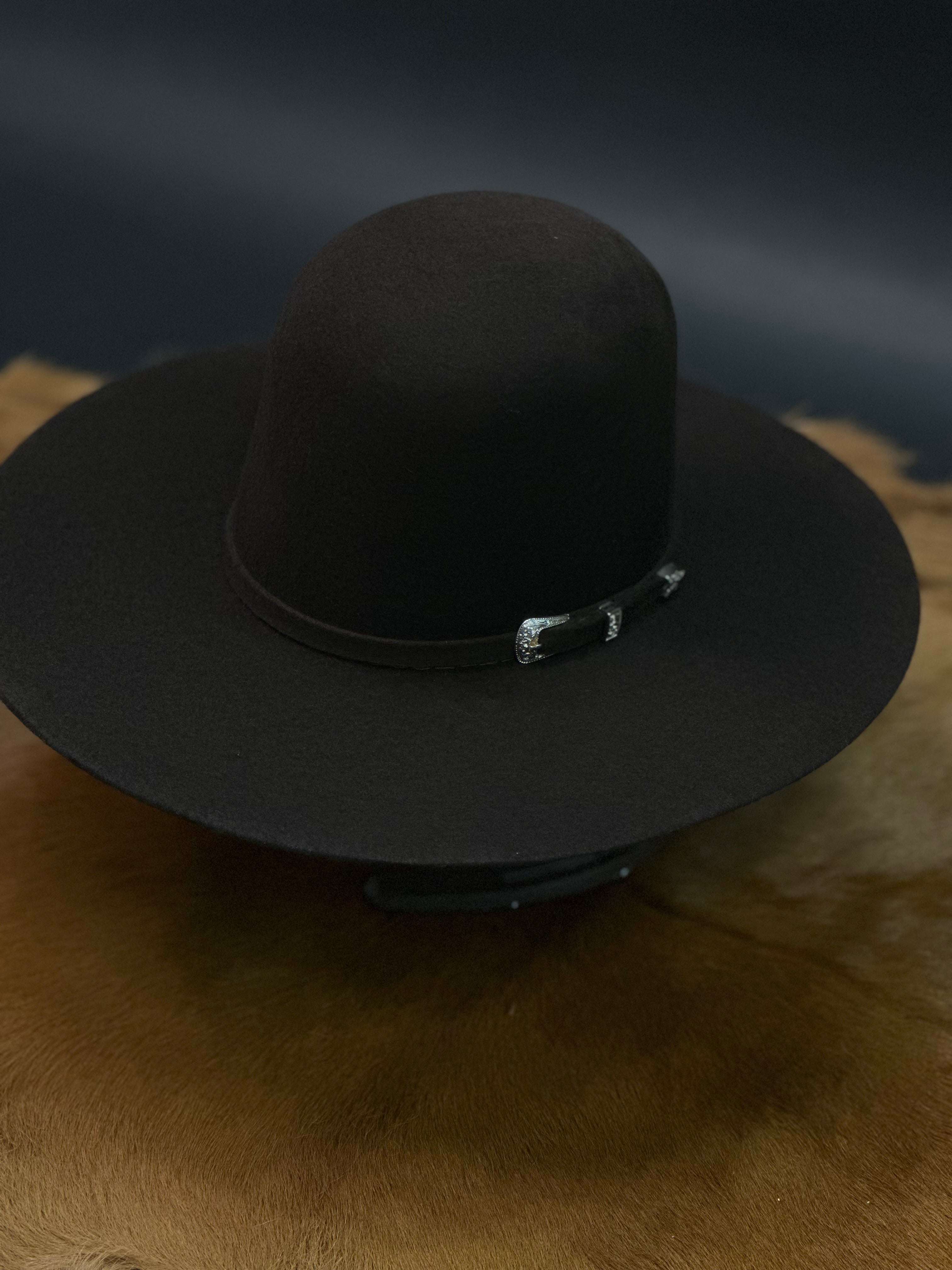 RDR KID CHOCOLATE OPEN CROWN FELT HAT Laherradurawwnc.com