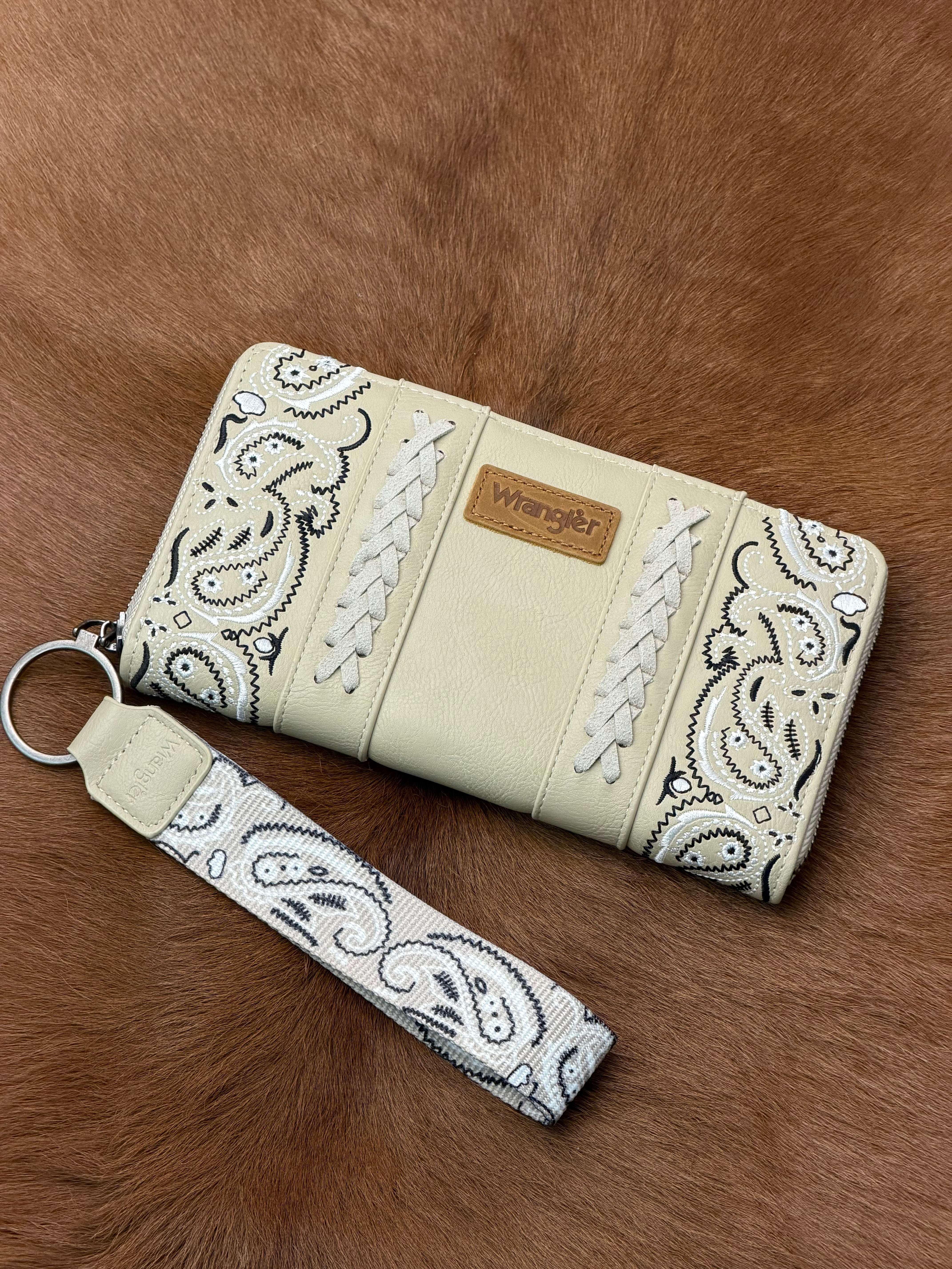 WRANGLER HAND HELD BAG TAN W115TN Laherradurawwnc.com