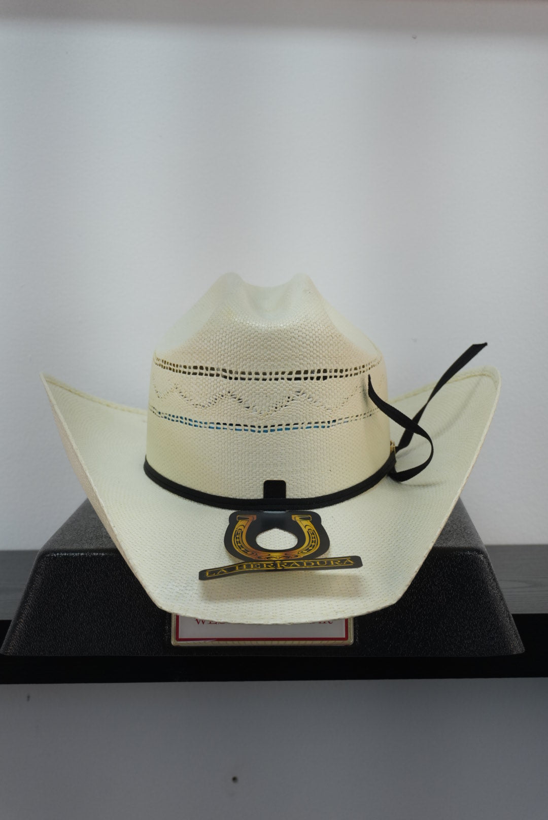 HERRADURA STRAW HAT MALBORO SHAPE 2 RANDAS ZIGZAG