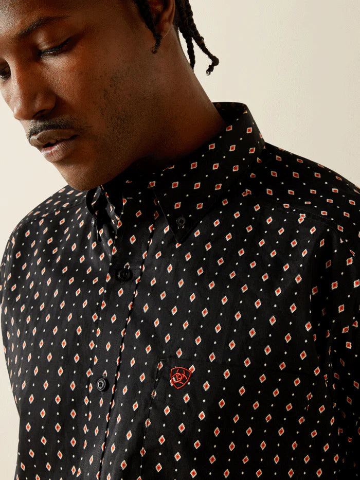 ARIAT MENS THORIN CLASSIC FIT LONG SLEEVE WESTERN SHIRT 10062182