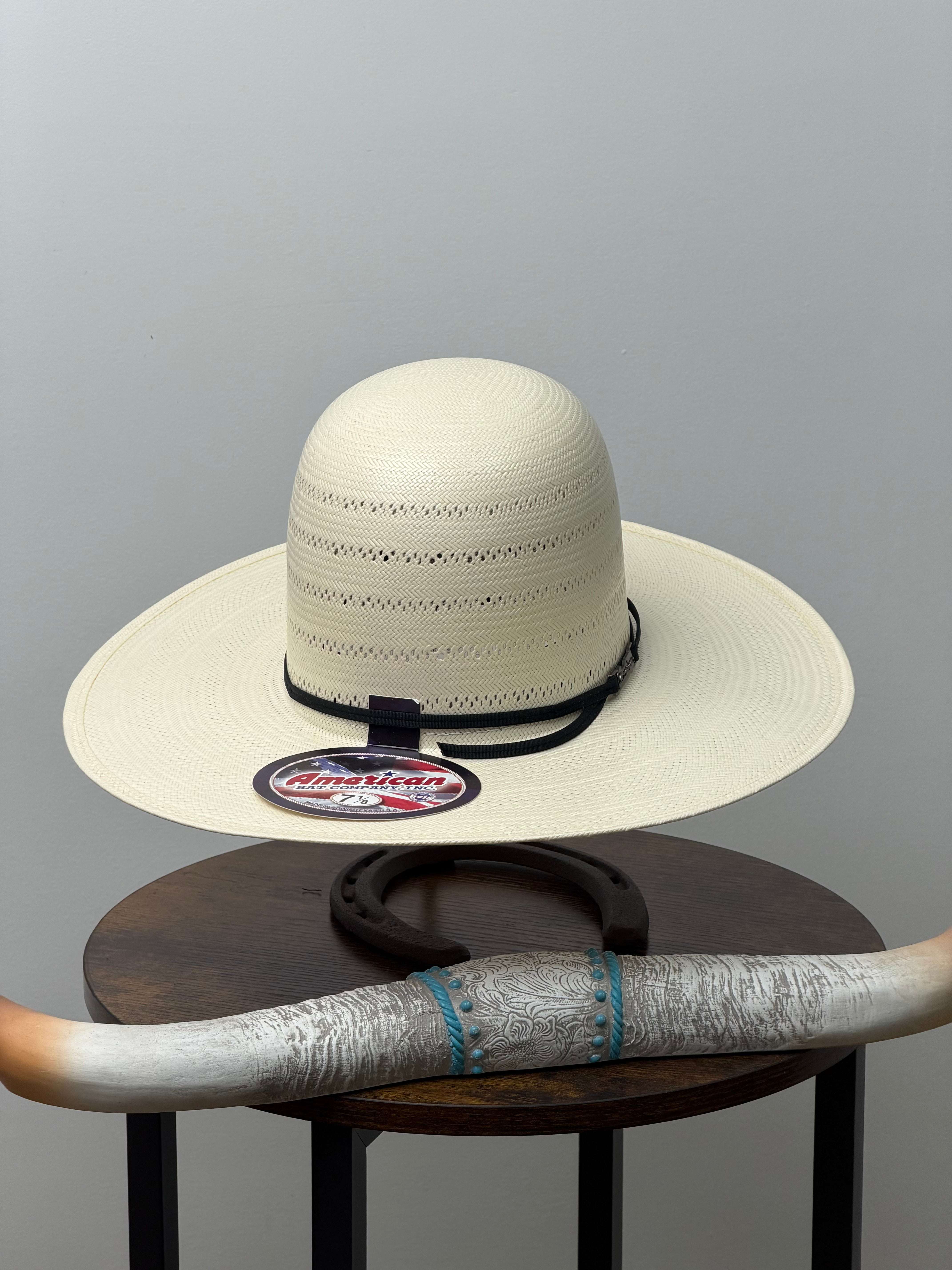 7410 AMERICAN HAT OPEN CROWN STRAW HAT STYLE Laherradurawwnc.com