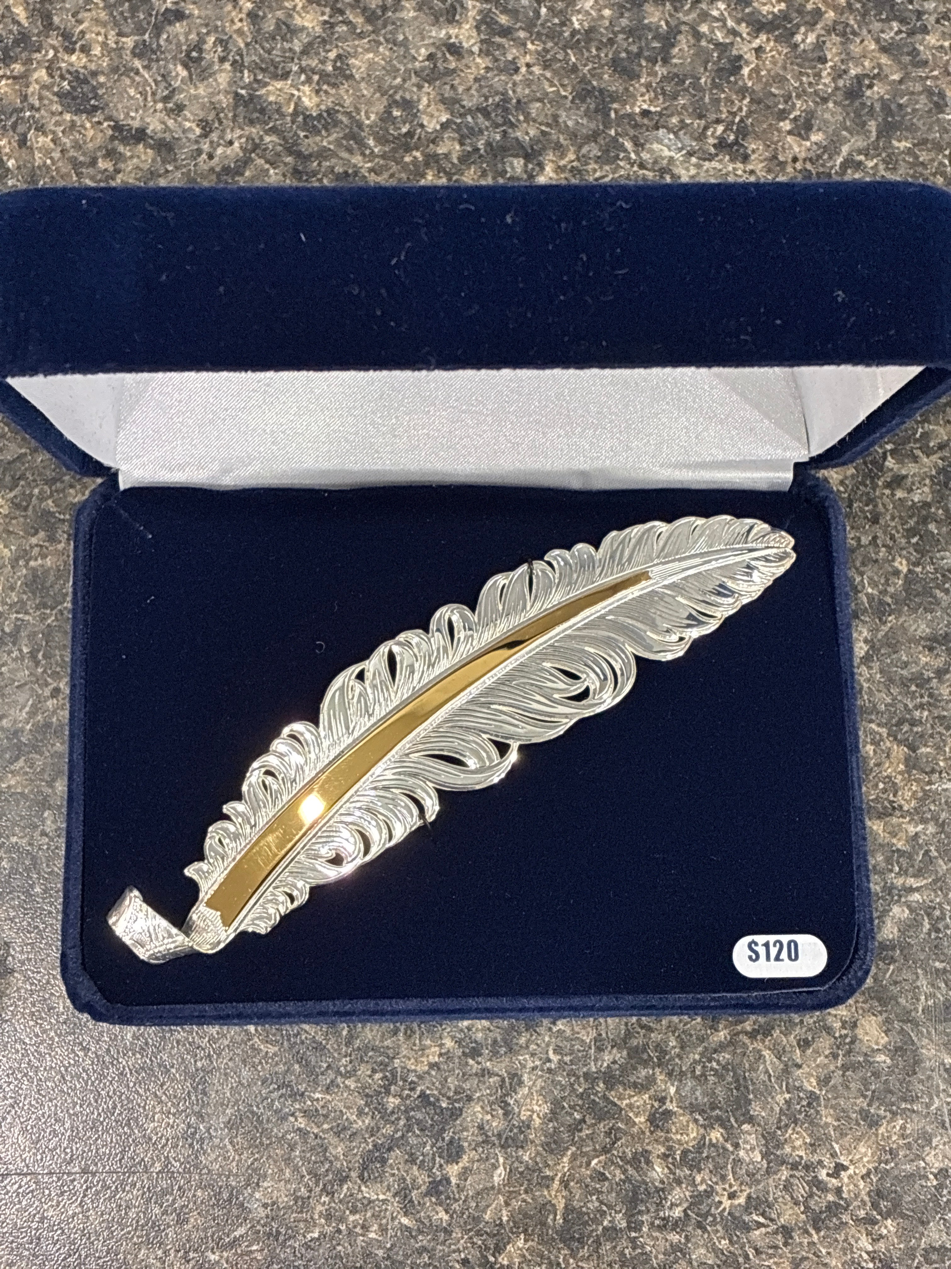 PLATA PLAIN MONTANA HAT FEATHER SIN LETRAS