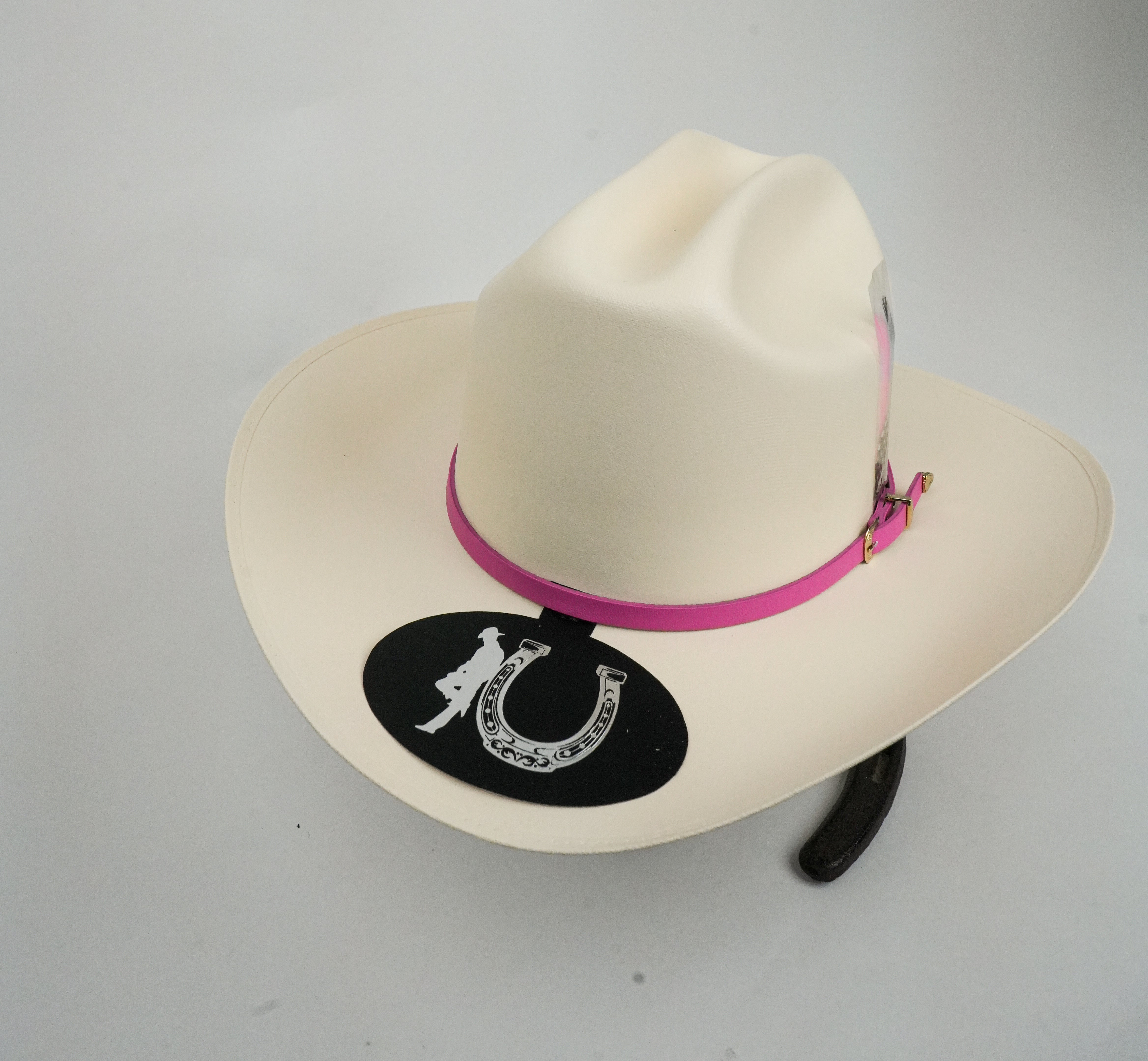 LA HERRADURA MUJER 5000X ROSAS COPA CHICA ALA 3 1/2 ESTILO SINALOA
