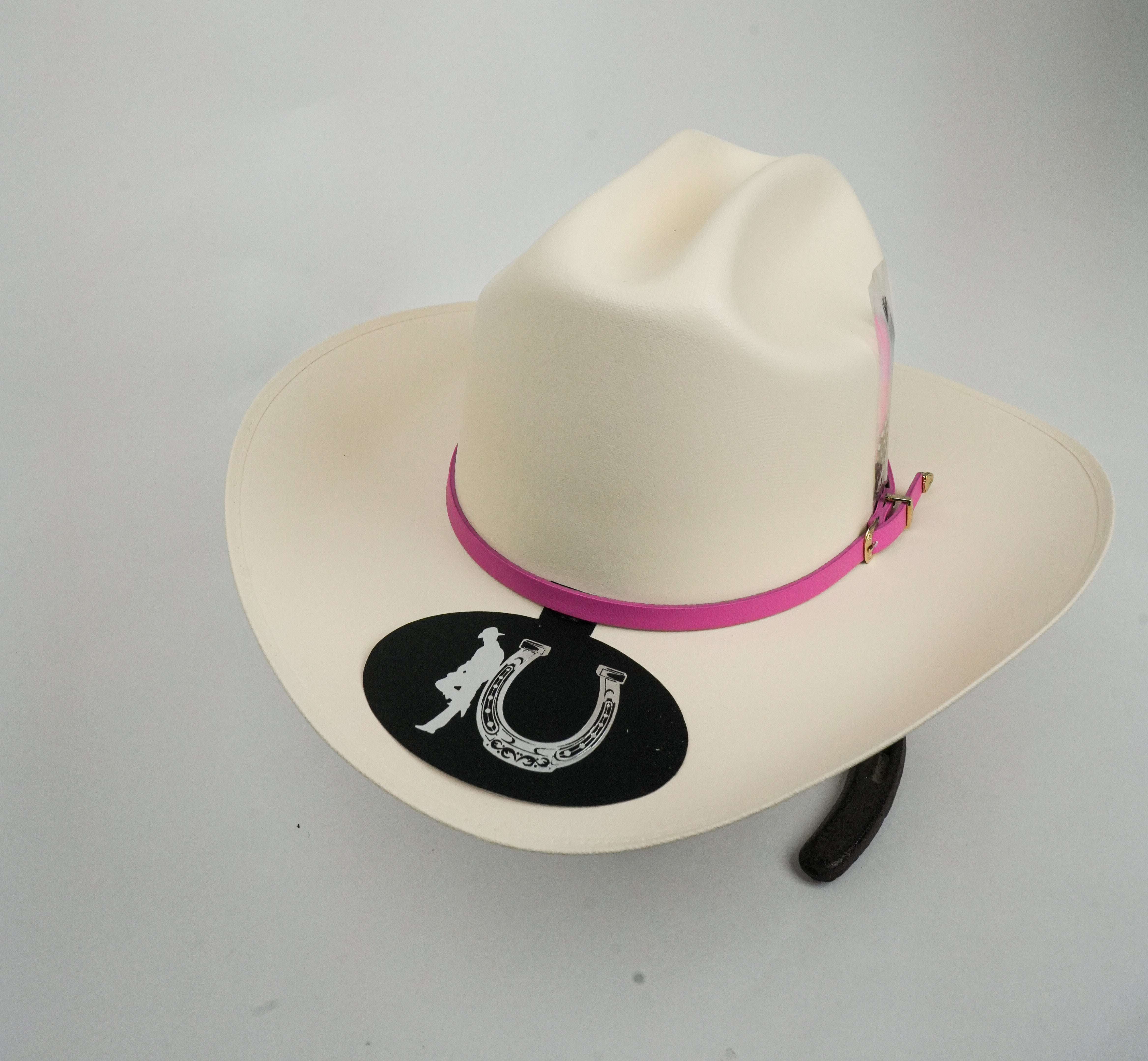 LA HERRADURA WOMEN 5000X ROSAS COPA CHICA BRIM 3 1/2 ESTILO SINALOA Laherradurawwnc.com