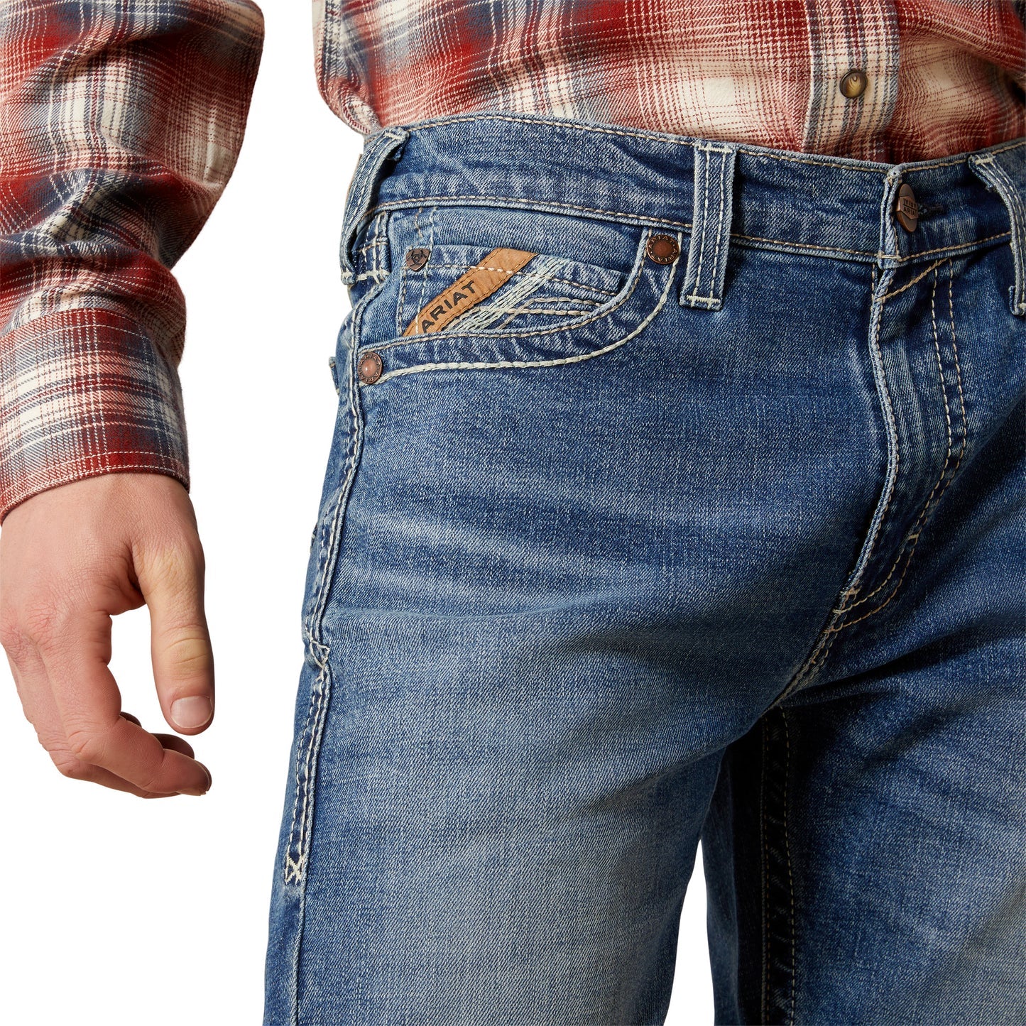 ARIAT MENS JEANS M8 MODERN SLIM LEG STRETCH ZANE 10065920