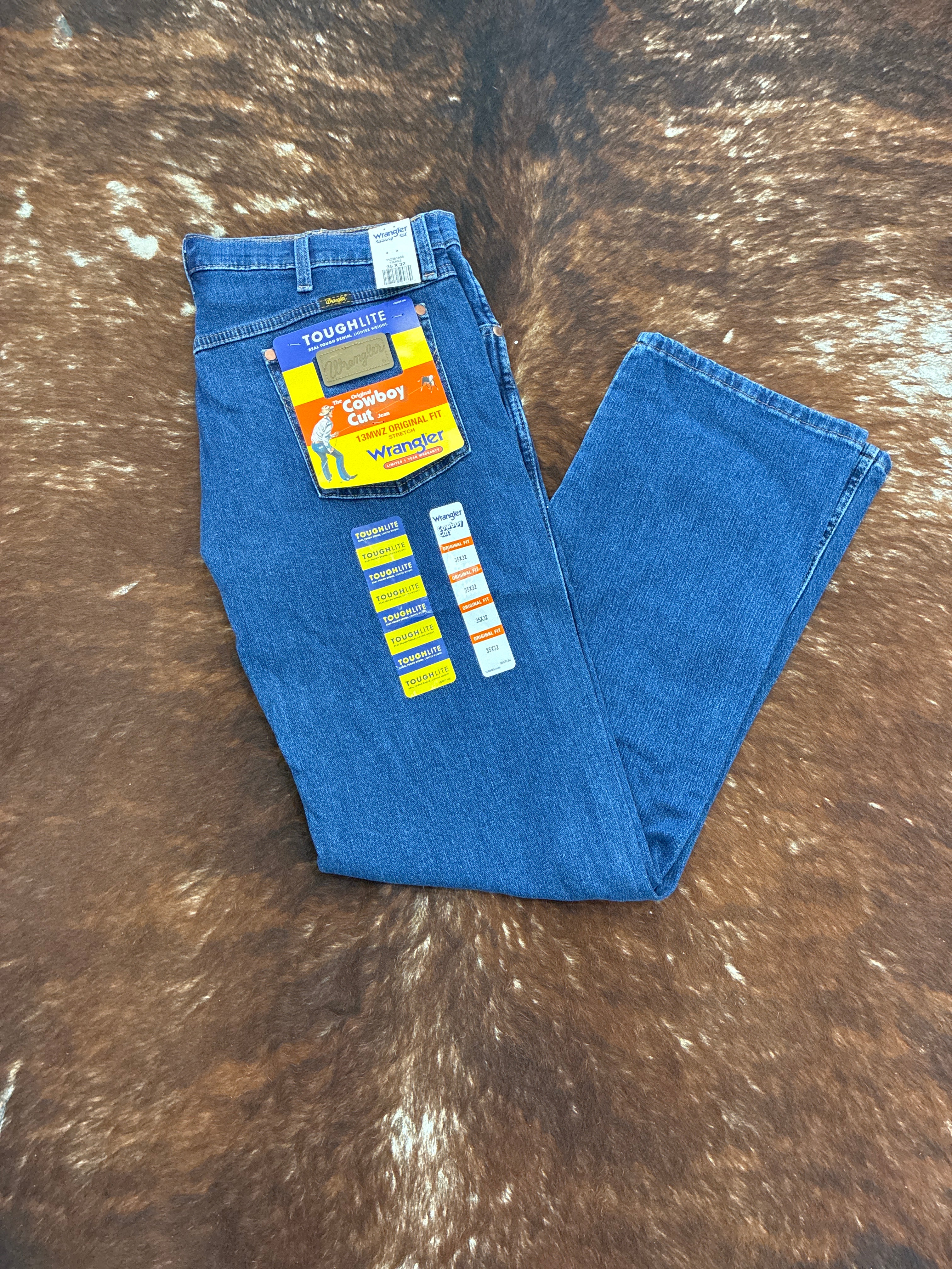 WRANGLER MEN'S ORIGINAL COWBOY CUT ORIGINAL FIT JEANS -13MWZ