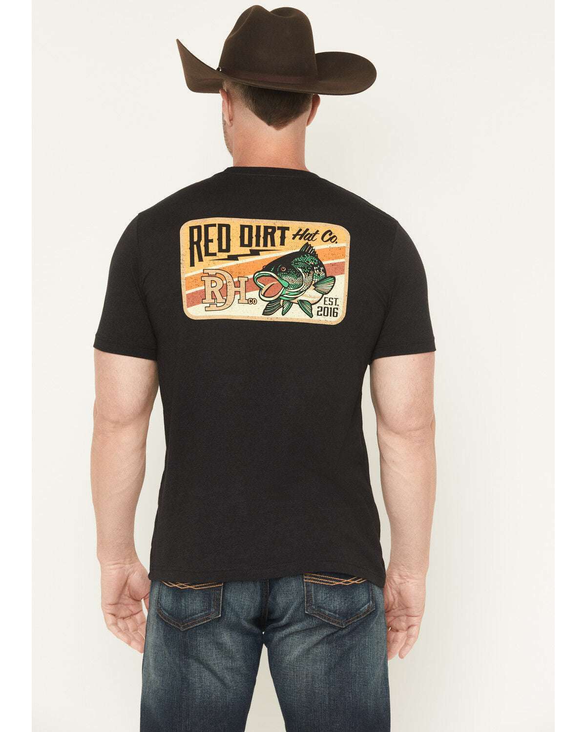 RED DIRT HAT CO. - TSHIRT RDHCT143 BASS LIG Laherradurawwnc.com