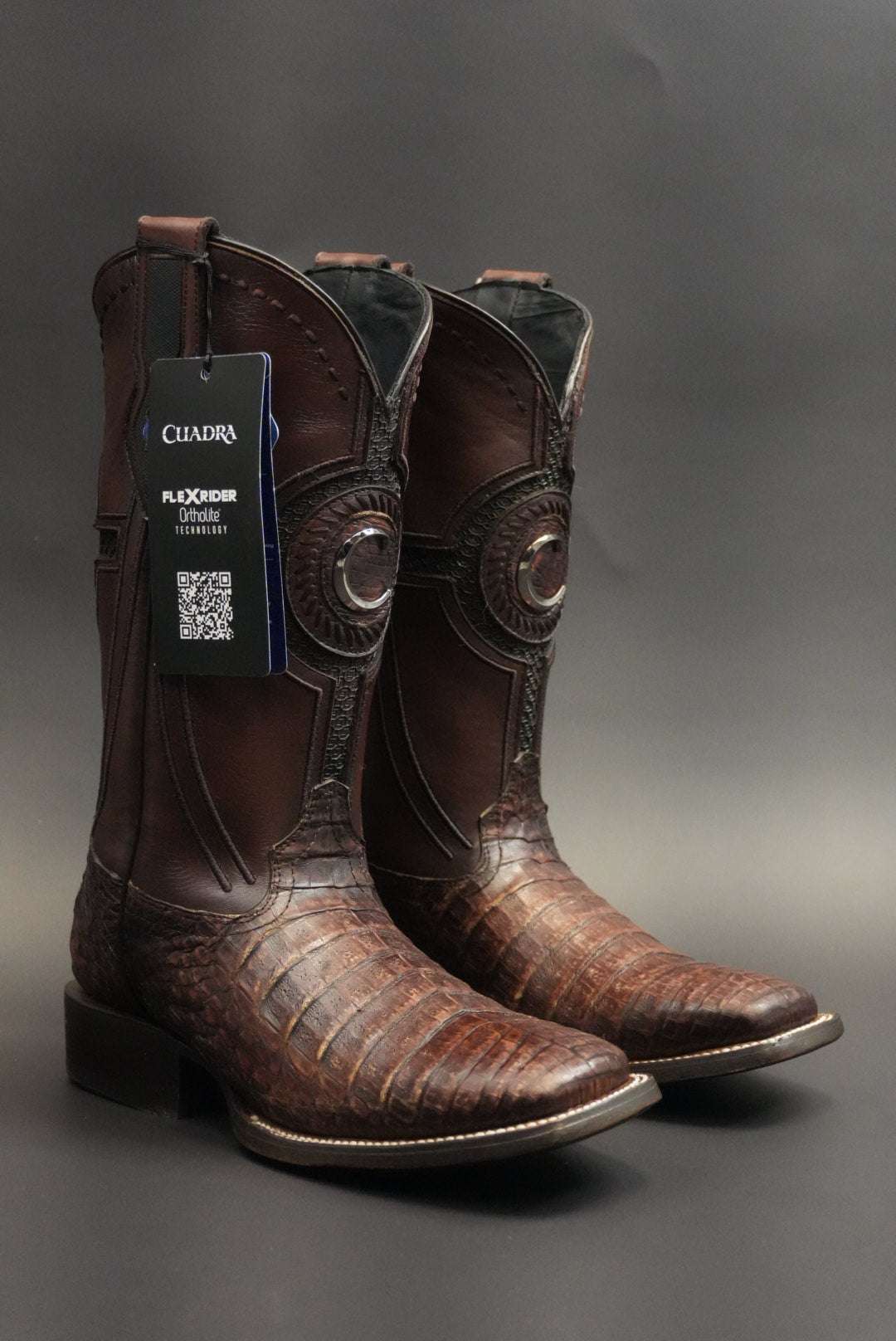 CUADRA MENS BOTA DE FUSCUS LOMO BELLY Y BALTICO CAFE SQ. TOE CU975 Laherradurawwnc.com