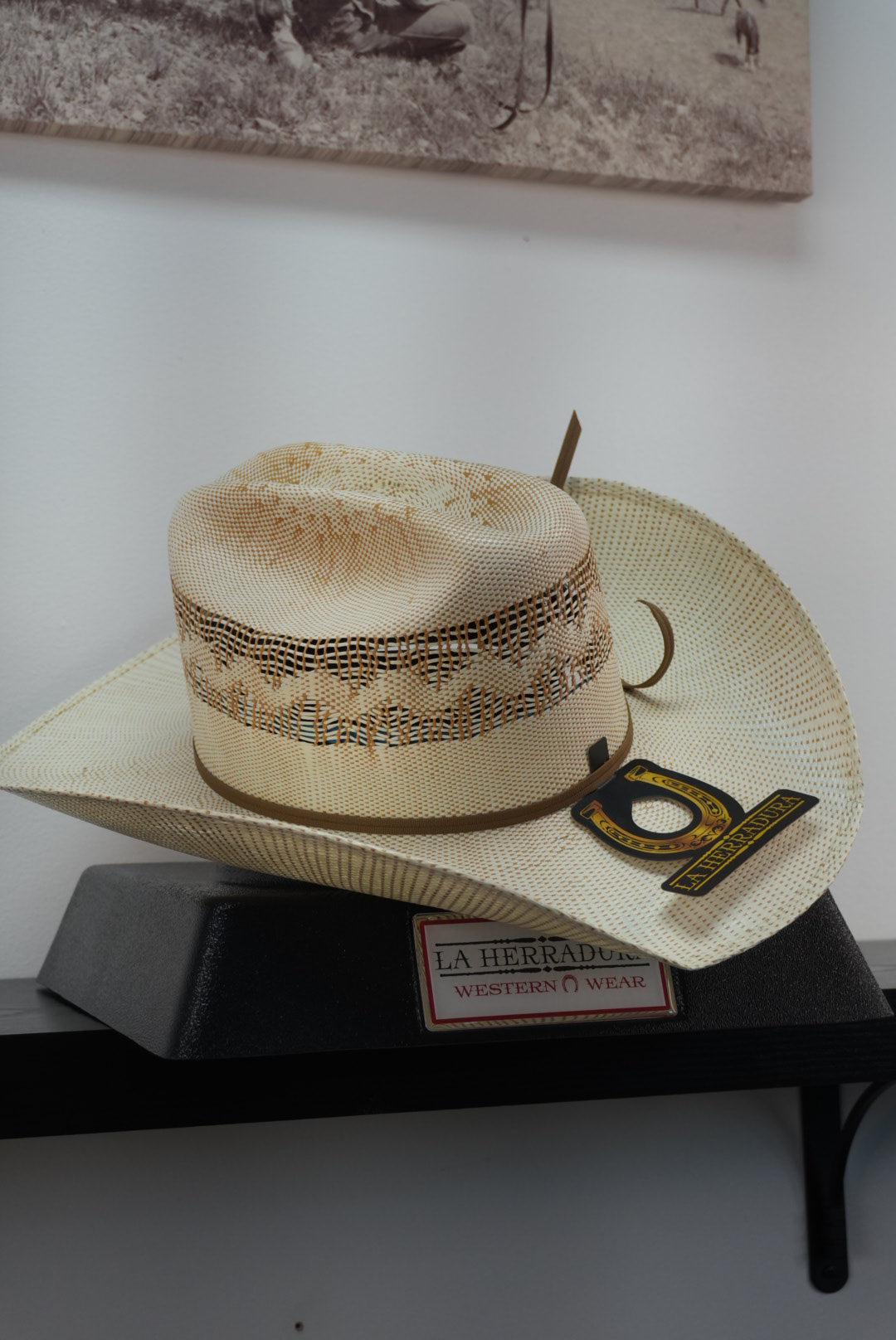 HERRADURA STRAW HAT MALBORO SHAPE BANGORA RANDA VIBORA