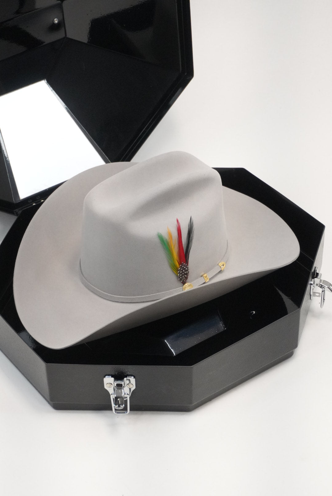 SOMBRERO COWBOY STETSON 100X EL PRESIDENTE GRIS NIEBLA