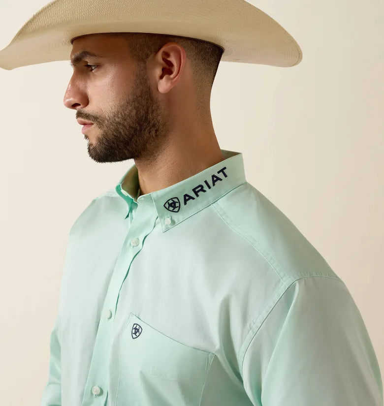 ARIAT HOMBRE AJUSTE CLÁSICO AZUL AGUA/AZUL MARINO - 10073665