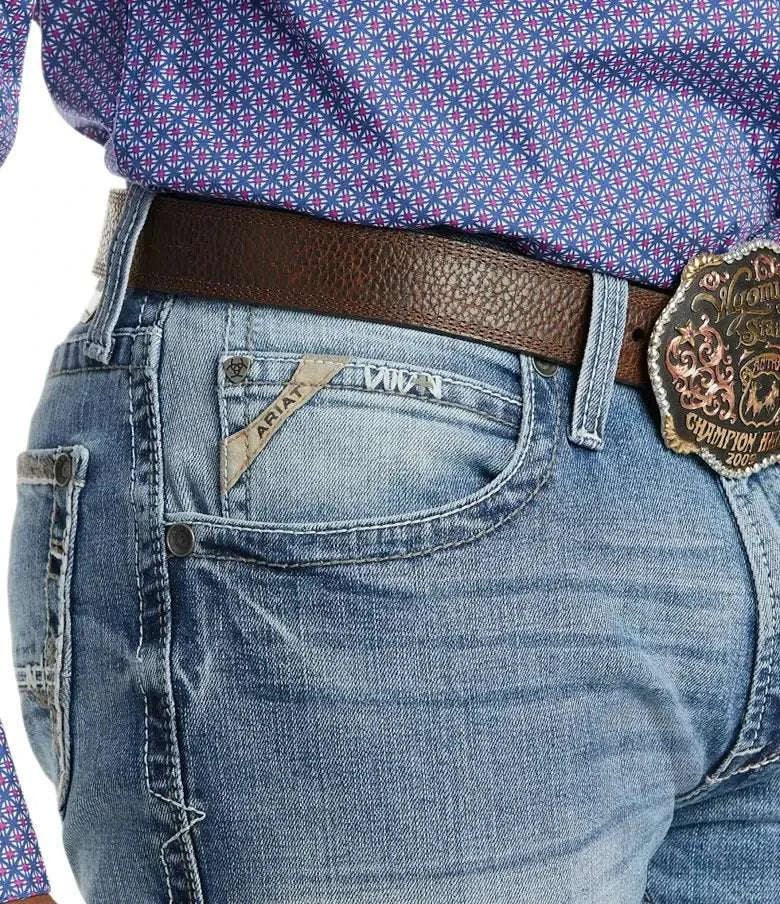 ARIAT MEN JEAN M2 TRADITIONAL RELAXED BOOT CUT SHASTA - 10020942 Laherradurawwnc.com