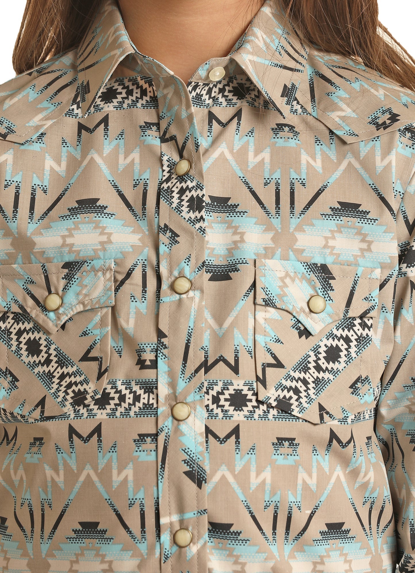 ROCK&ROLL KID SHIRT TEAL- RRBS1SR0R5