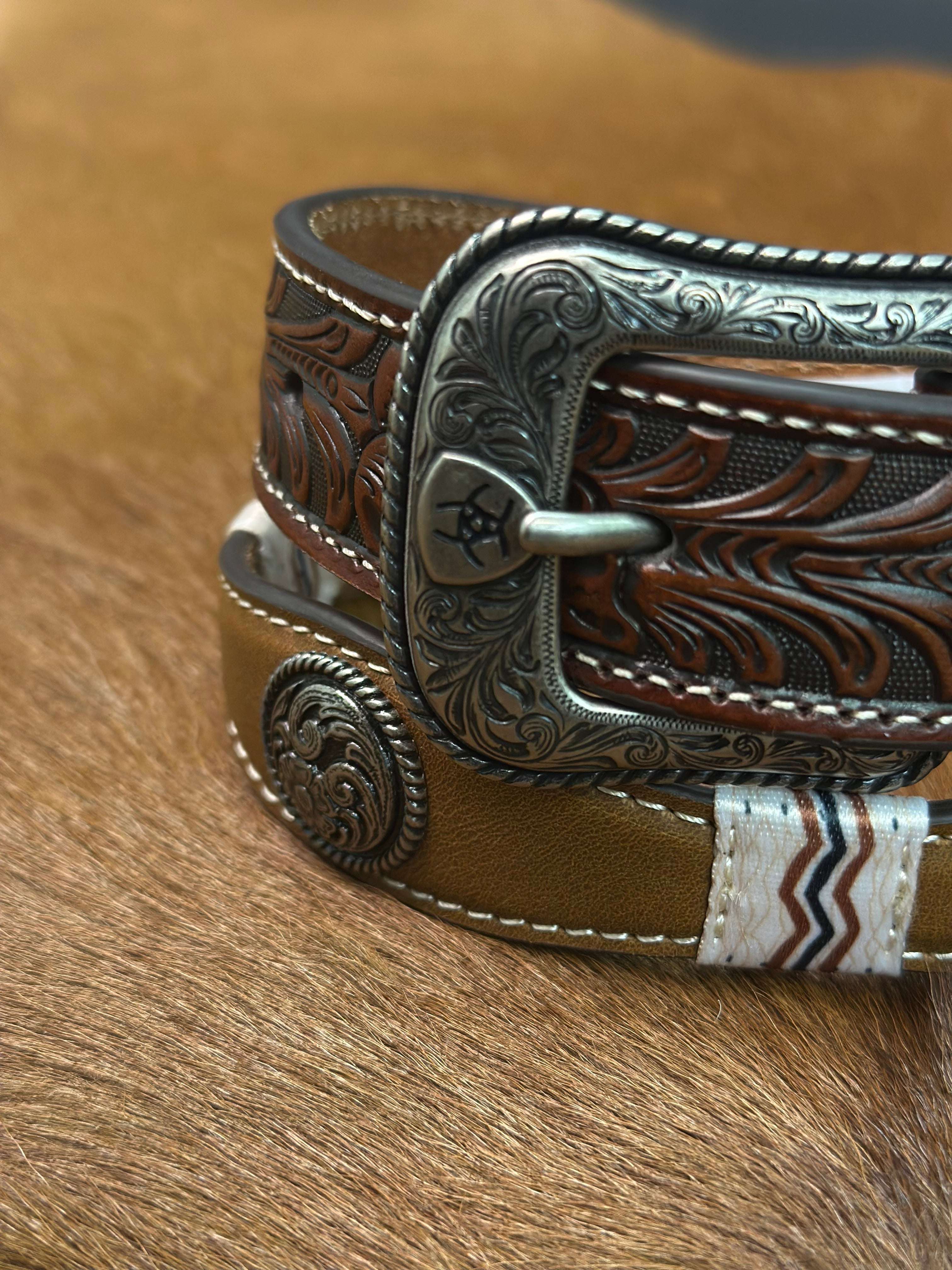 ARIAT KIDS BROWN BELT-A1306644 Laherradurawwnc.com