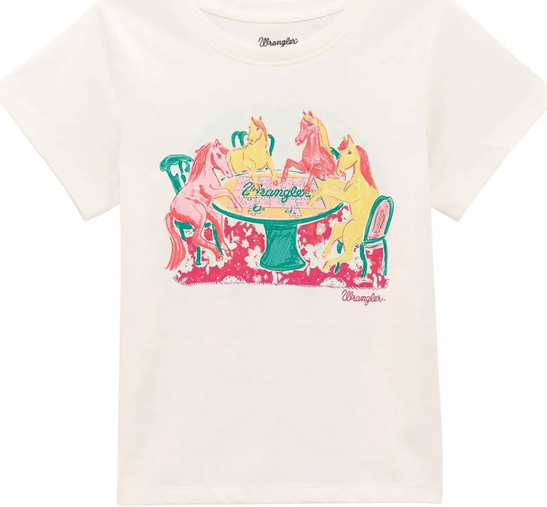 CAMISETA WRANGLER PARA NIÑAS BLANCA - 112379447