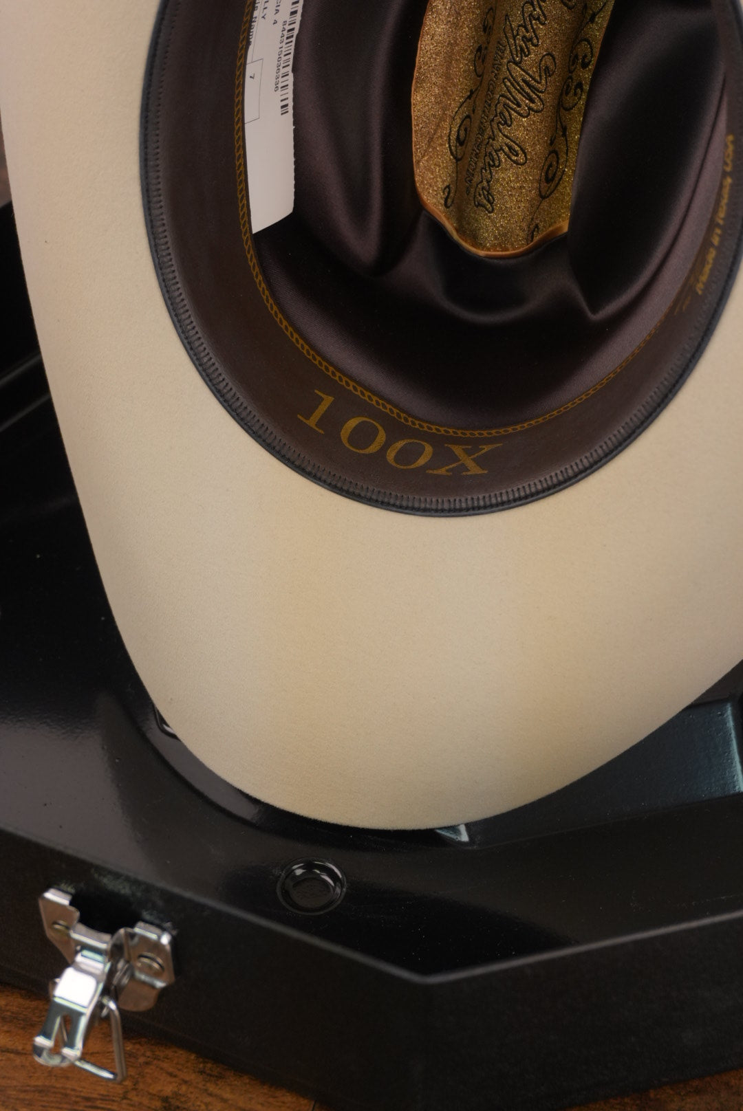 100X SOMBRERO VAQUERO INDEPENDENCIA DE LARRY MAHAN NEGRO