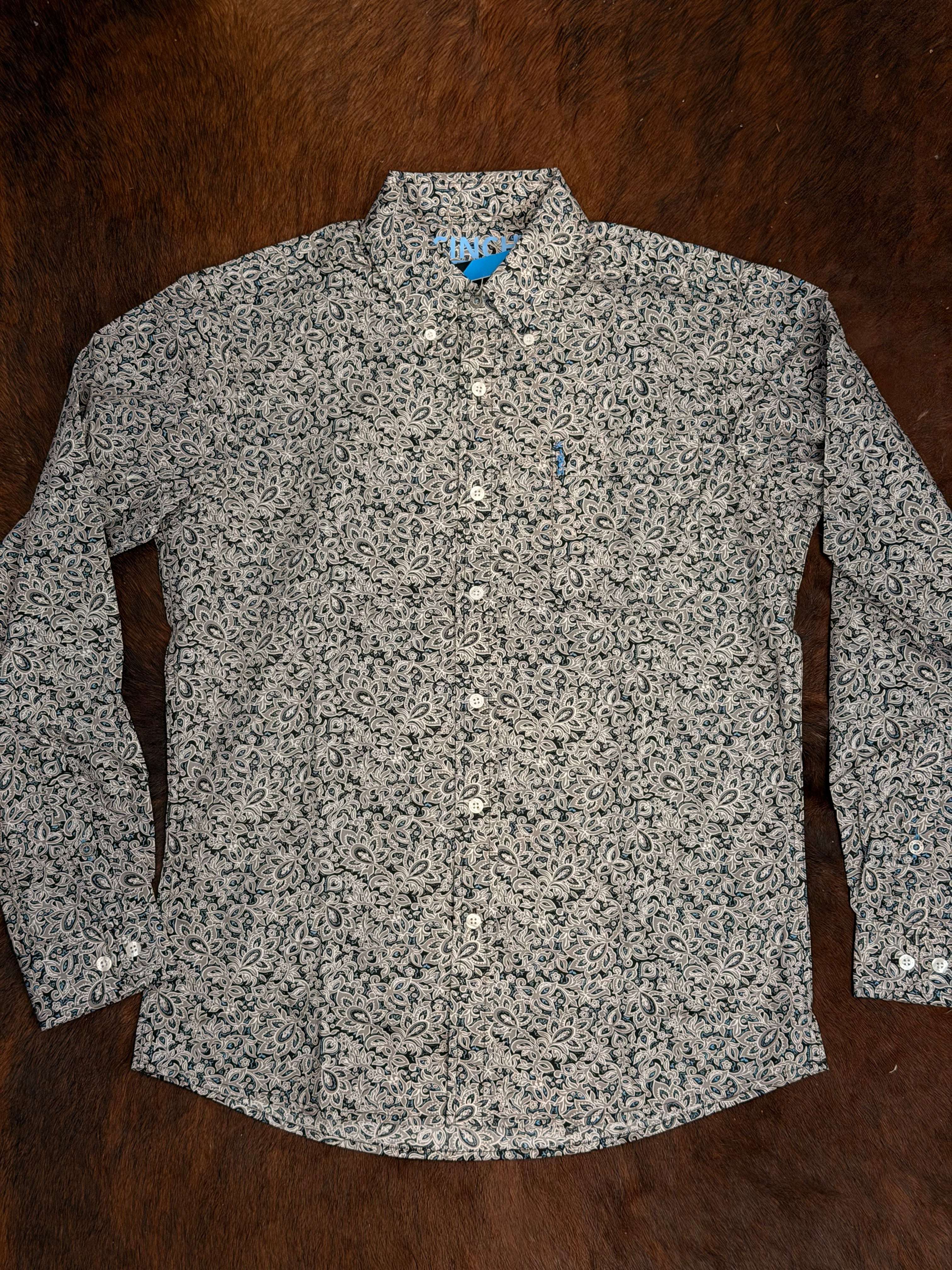 CINCH MEN LS SHIRT MODERN FIT -MTW1347144 Laherradurawwnc.com
