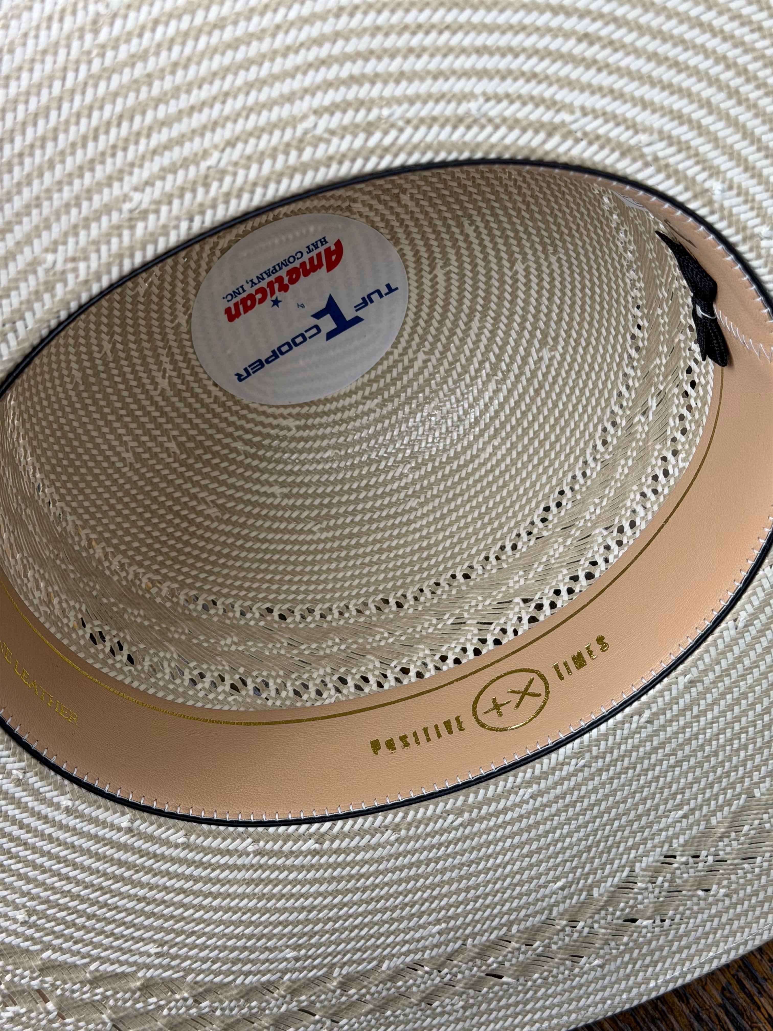 8810 AMERICAN HAT OPEN CROWN STRAW HAT STYLE