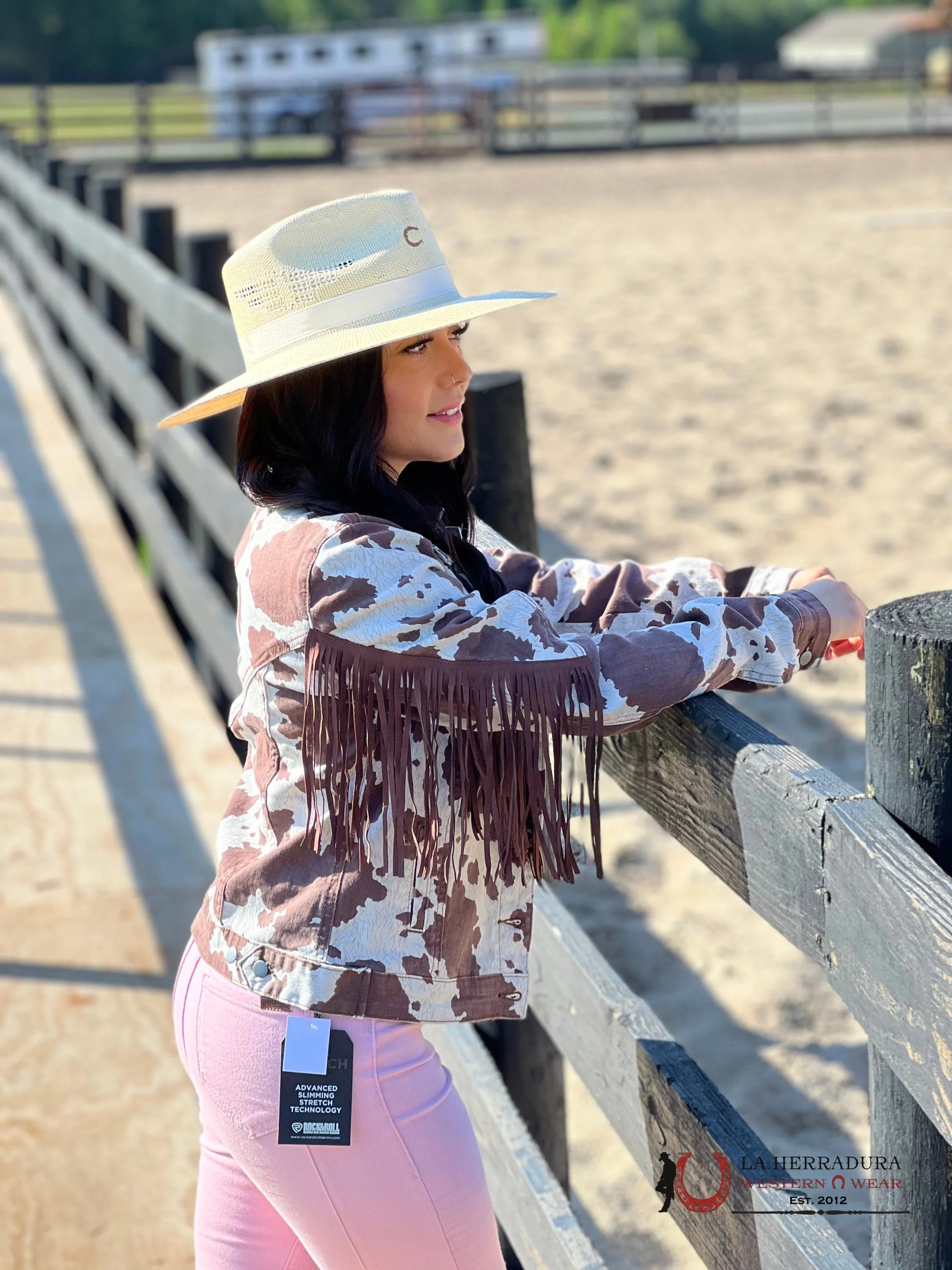 ROCK&ROLL WOMEN JUNIORS LS JACKET BEIGE 300566