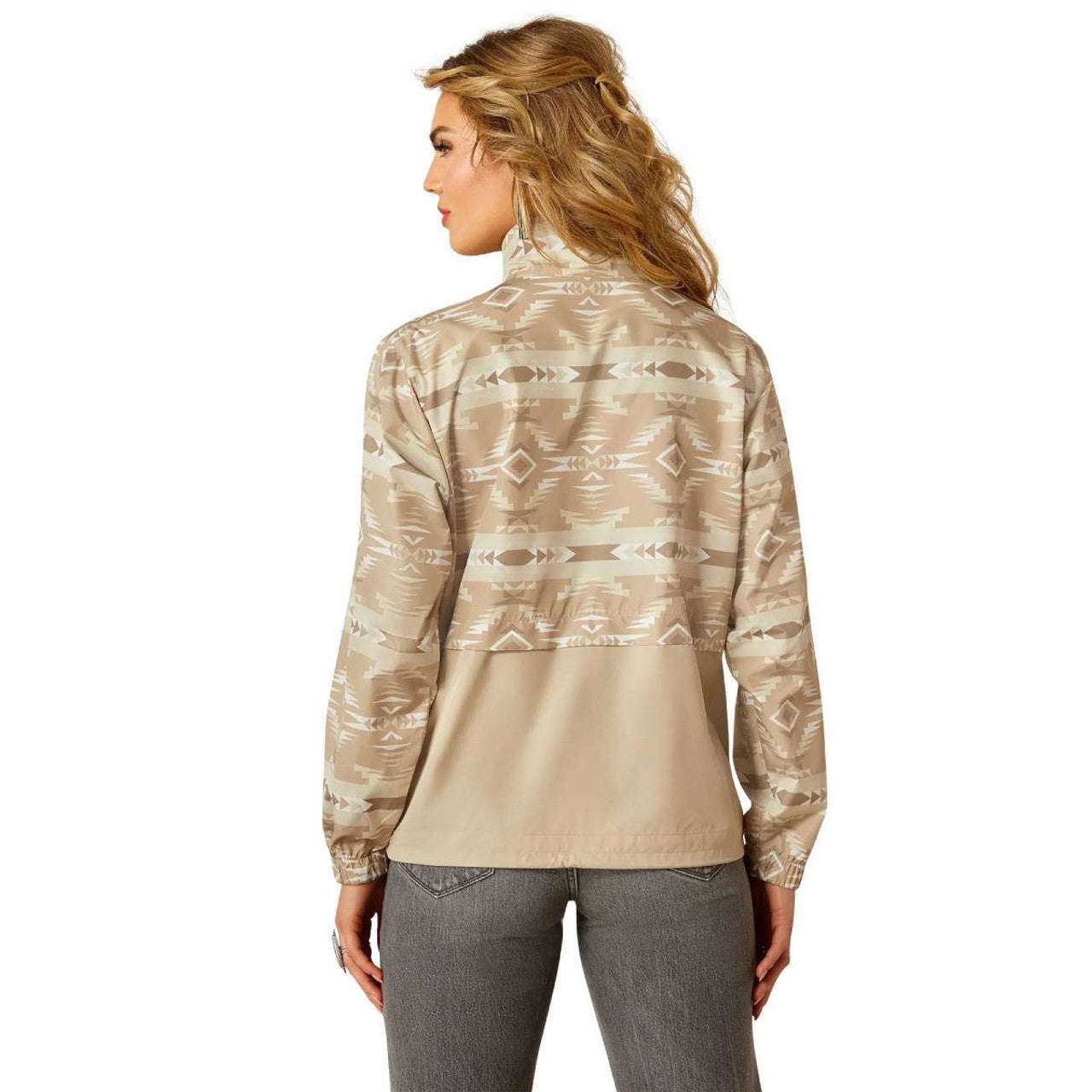 Ariat Women Whisper Pullover White Pepper Jacket 10054845 Laherradurawwnc.com