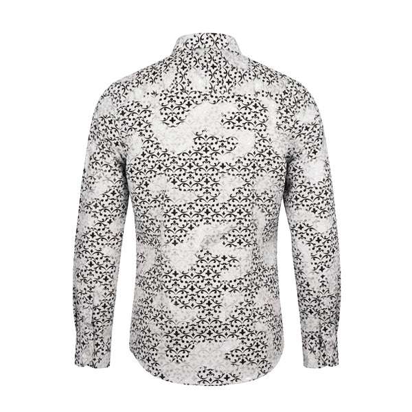 PLATINI MEN SHIRT LONG SLEEVE WHITE FPL11502 Laherradurawwnc.com