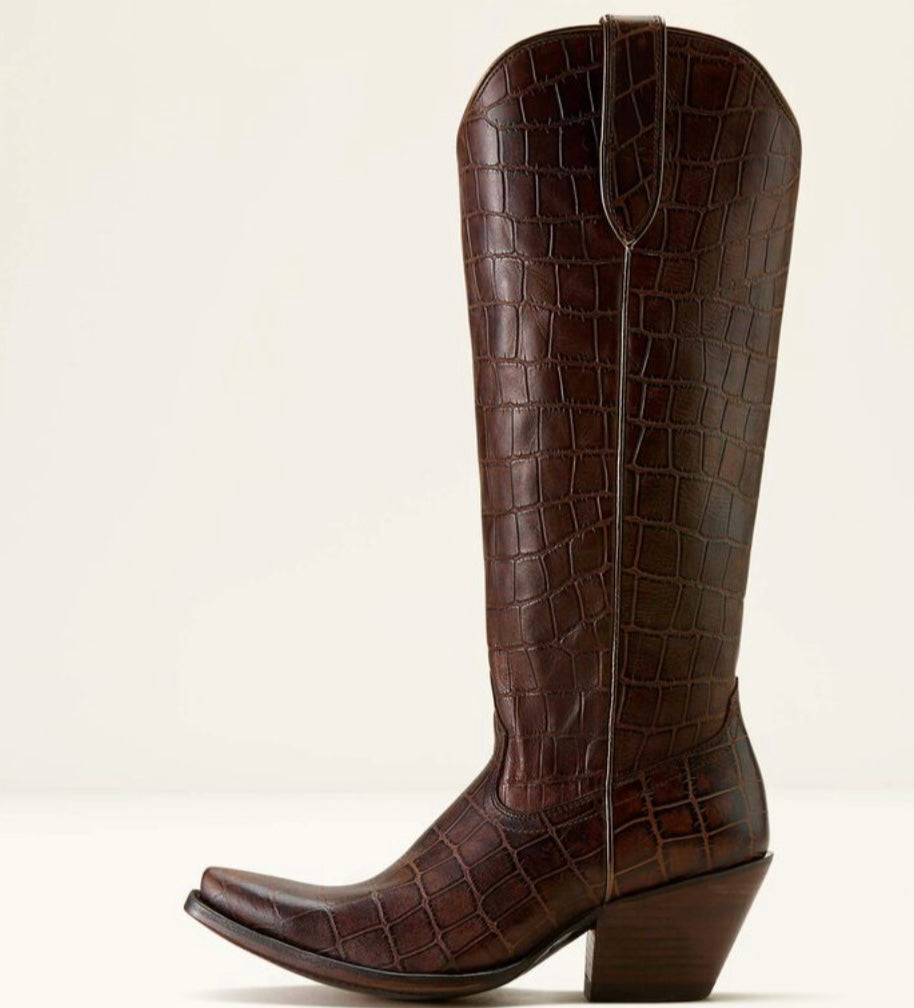 WOMEN’S CASANOVA LUXE ESPRESSO CROC PRINT 10061831