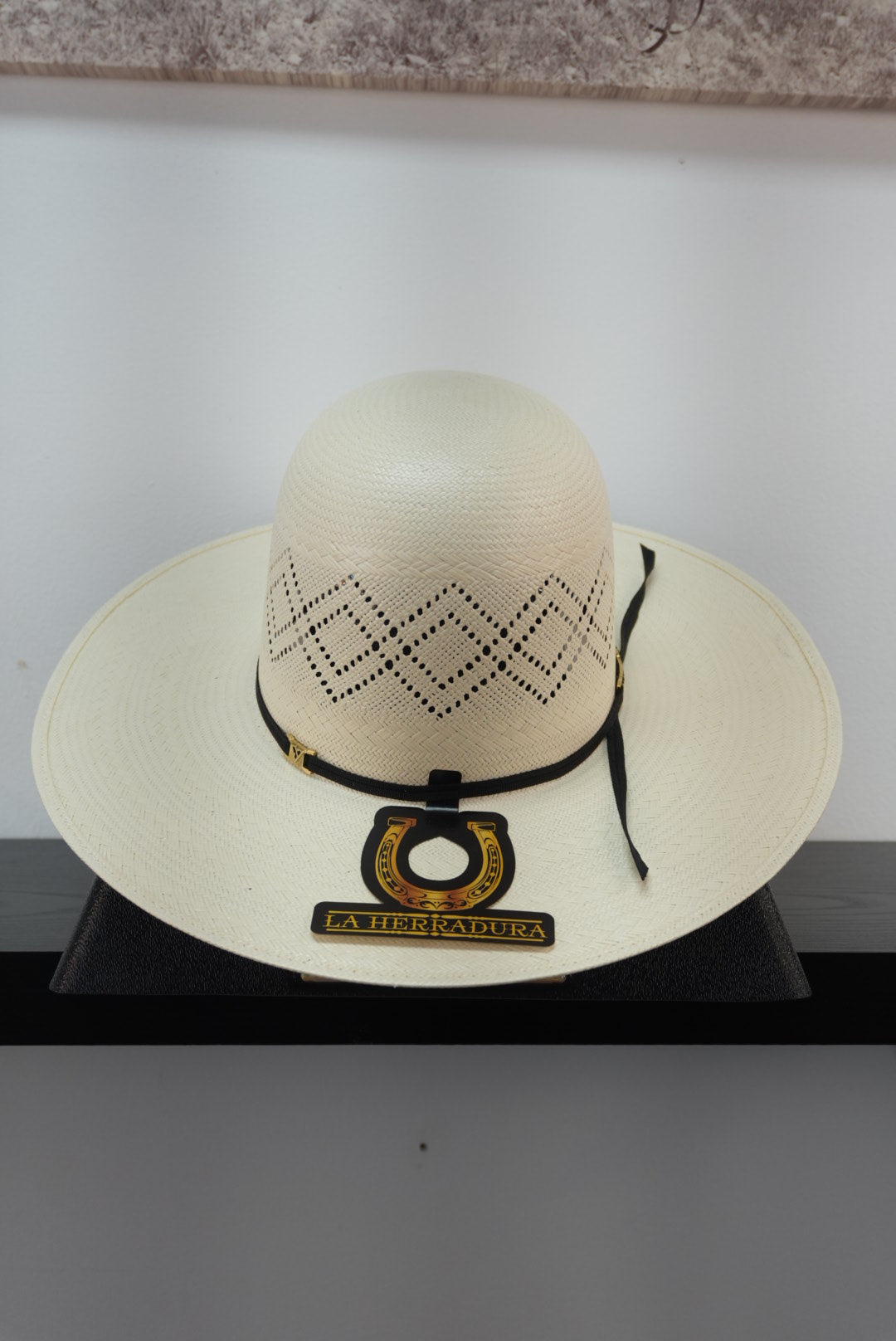 HERRADURA OPEN CROWN STRAW HAT 100x KUKULCAN