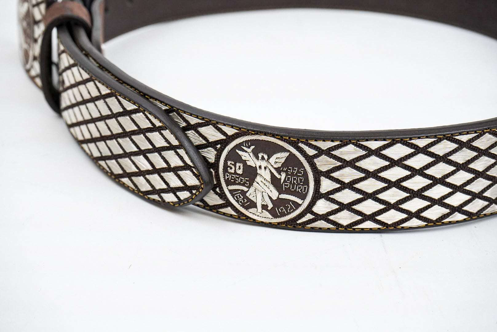 CINTO DE PLATA ROMBO CENTENARIO Laherradurawwnc.com