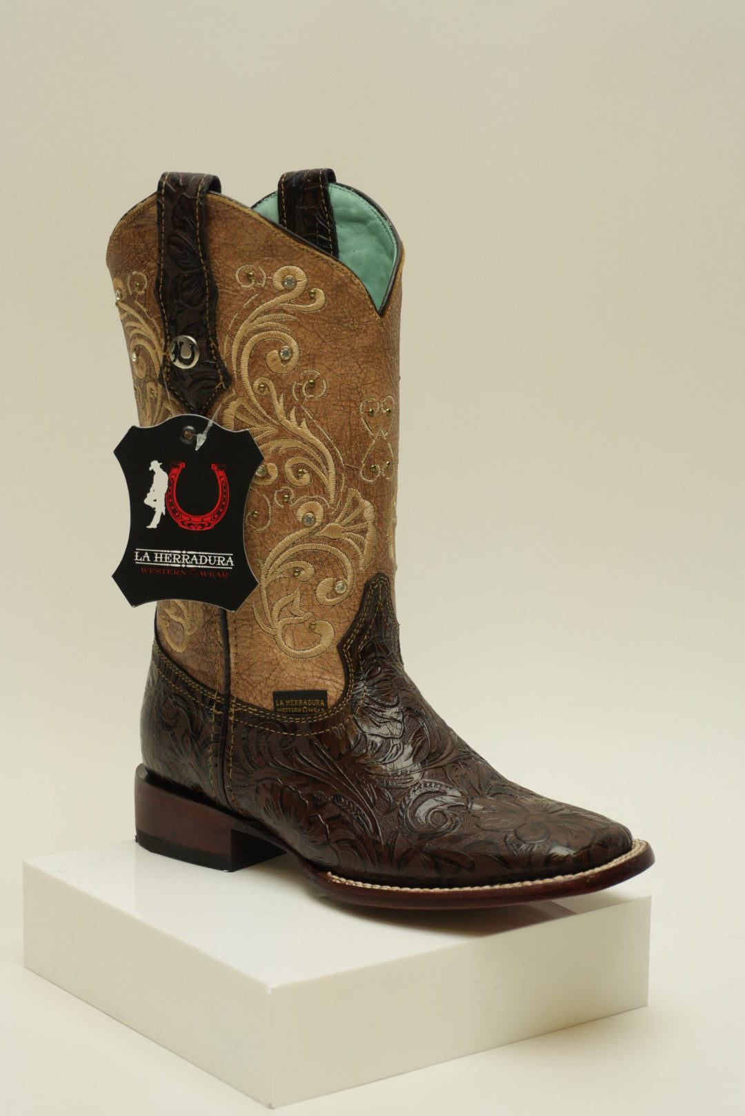 LA HERRADURA WOMEN CAMILA CINCELADO CAFE EGIPCIA TABACO